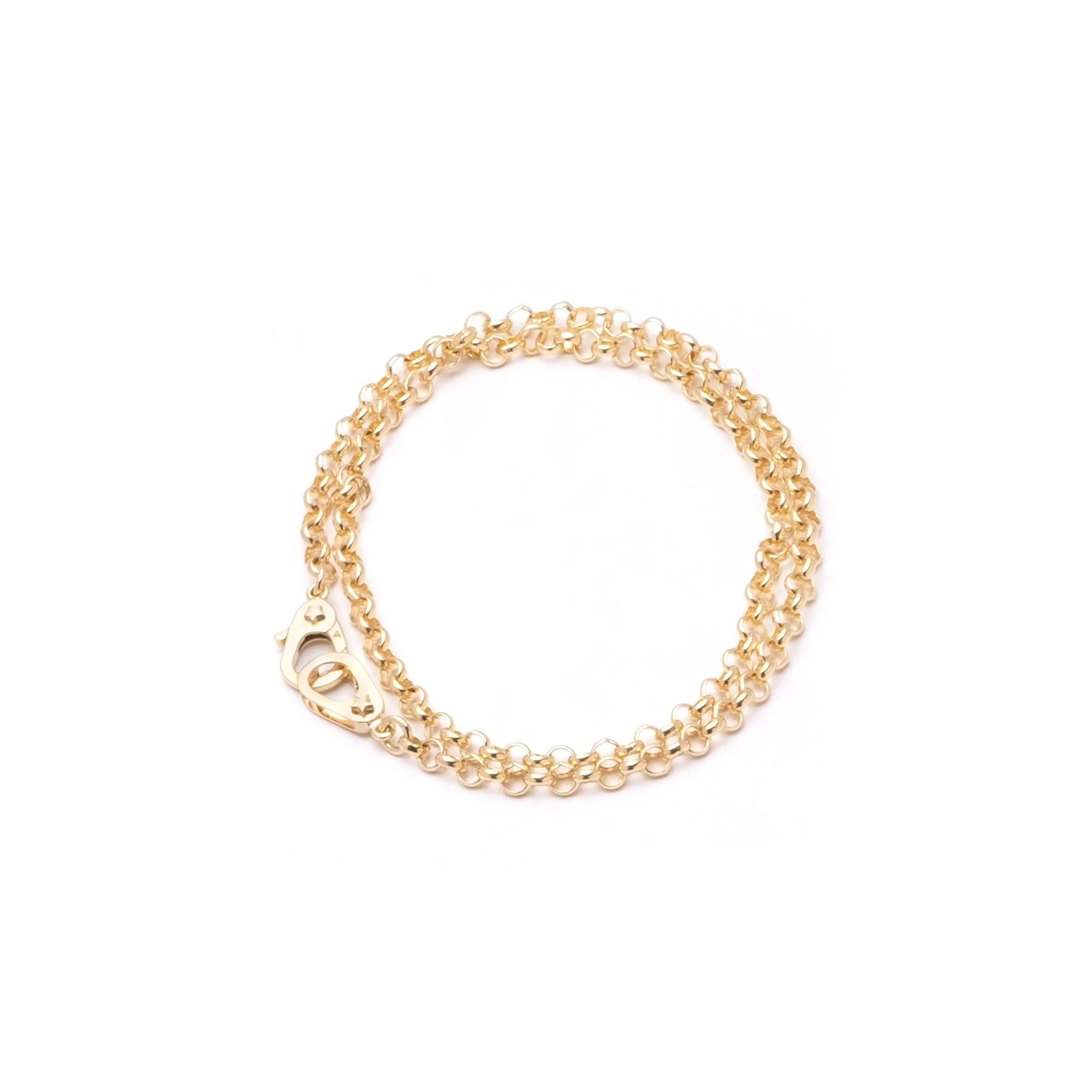 Belcher | Medium Belcher Chain with Pavé Sister Hooks | Diamonds, Yellow Gold - Image 4