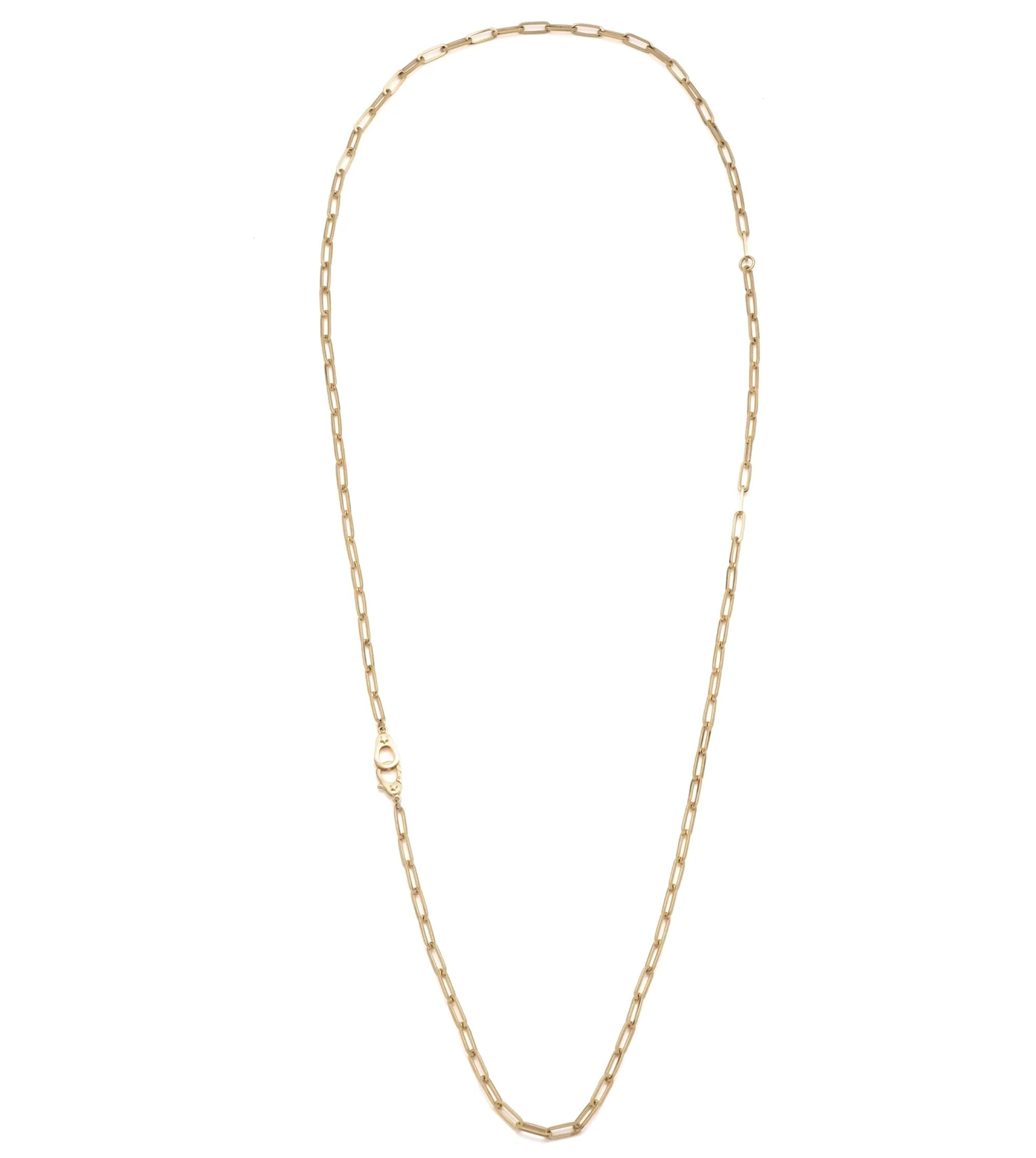 Clip | Medium Clip Chain with Pavé Sister Hooks | Diamonds, Yellow Gold - Image 3