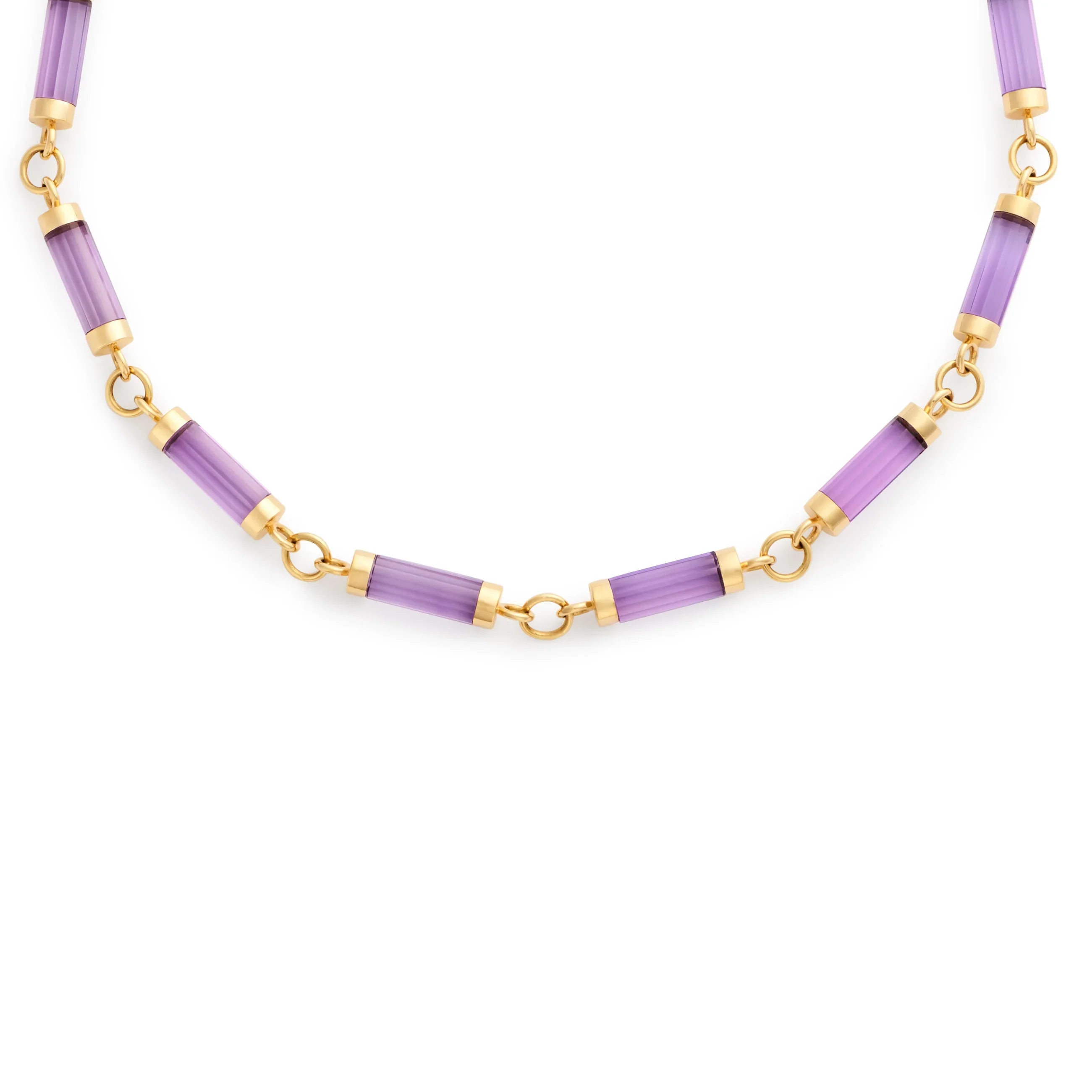 Element | Oversized Element Chain | Amethyst, Yellow Gold - Image 3