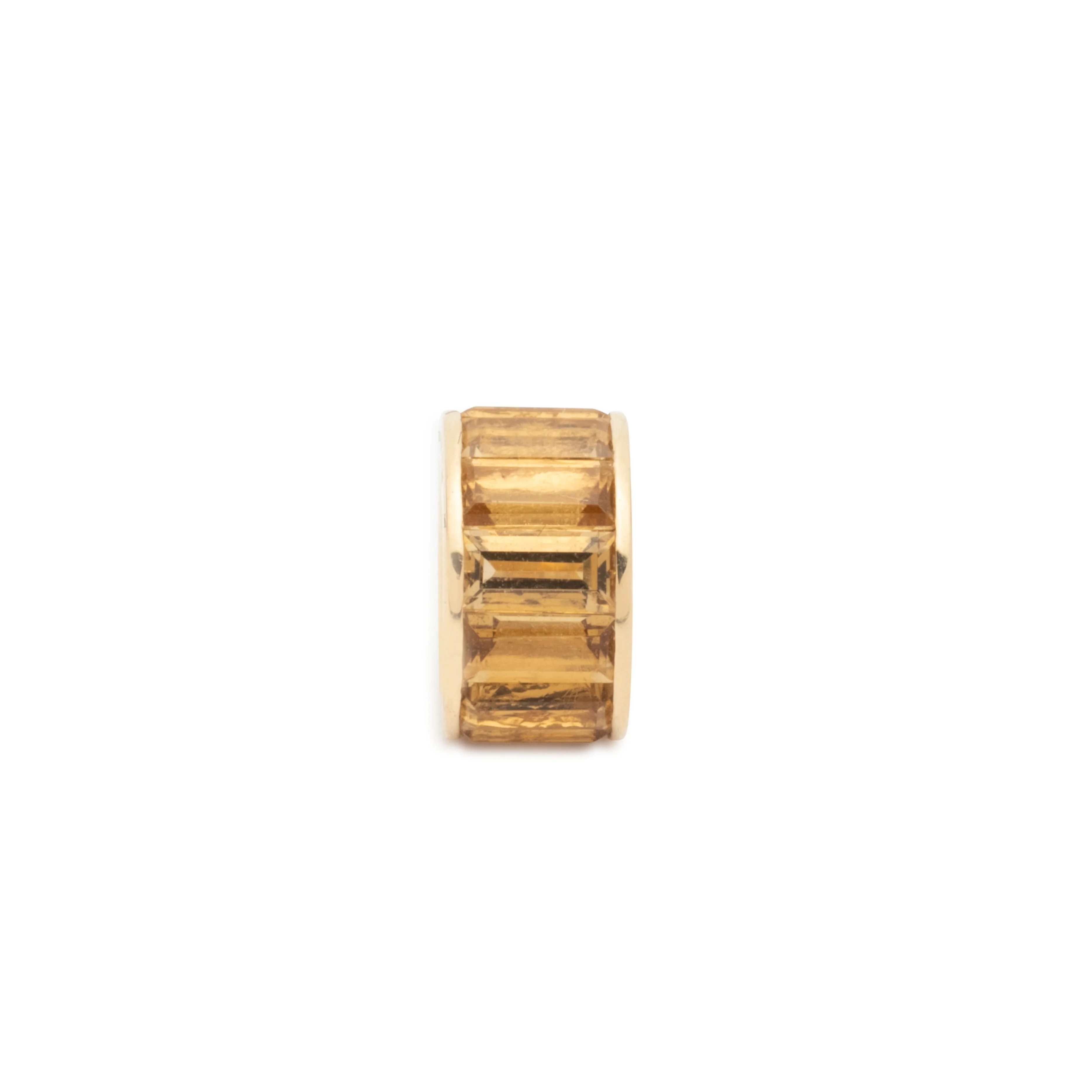 True Love | Baguette Heart Beat | Champagne Citrine, Yellow Gold - Image 3