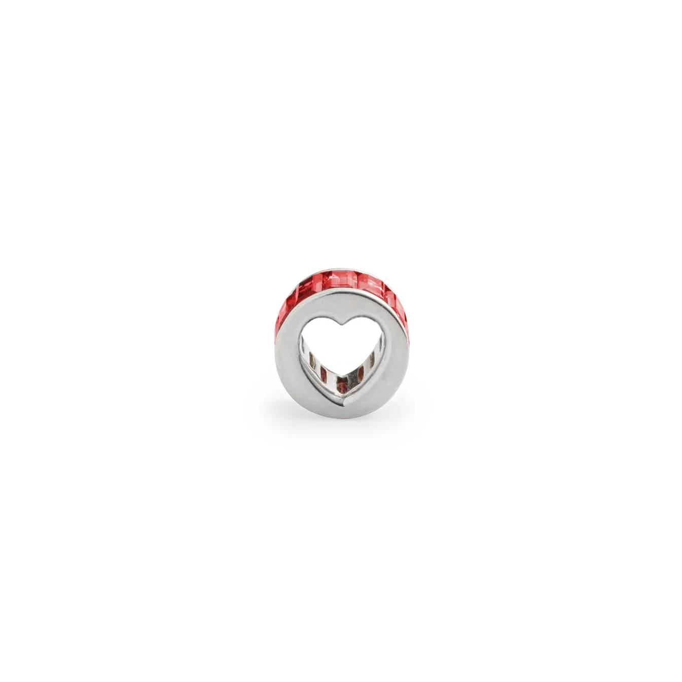 True Love | Baguette Heart Beat | Ruby, White Gold - Image 2