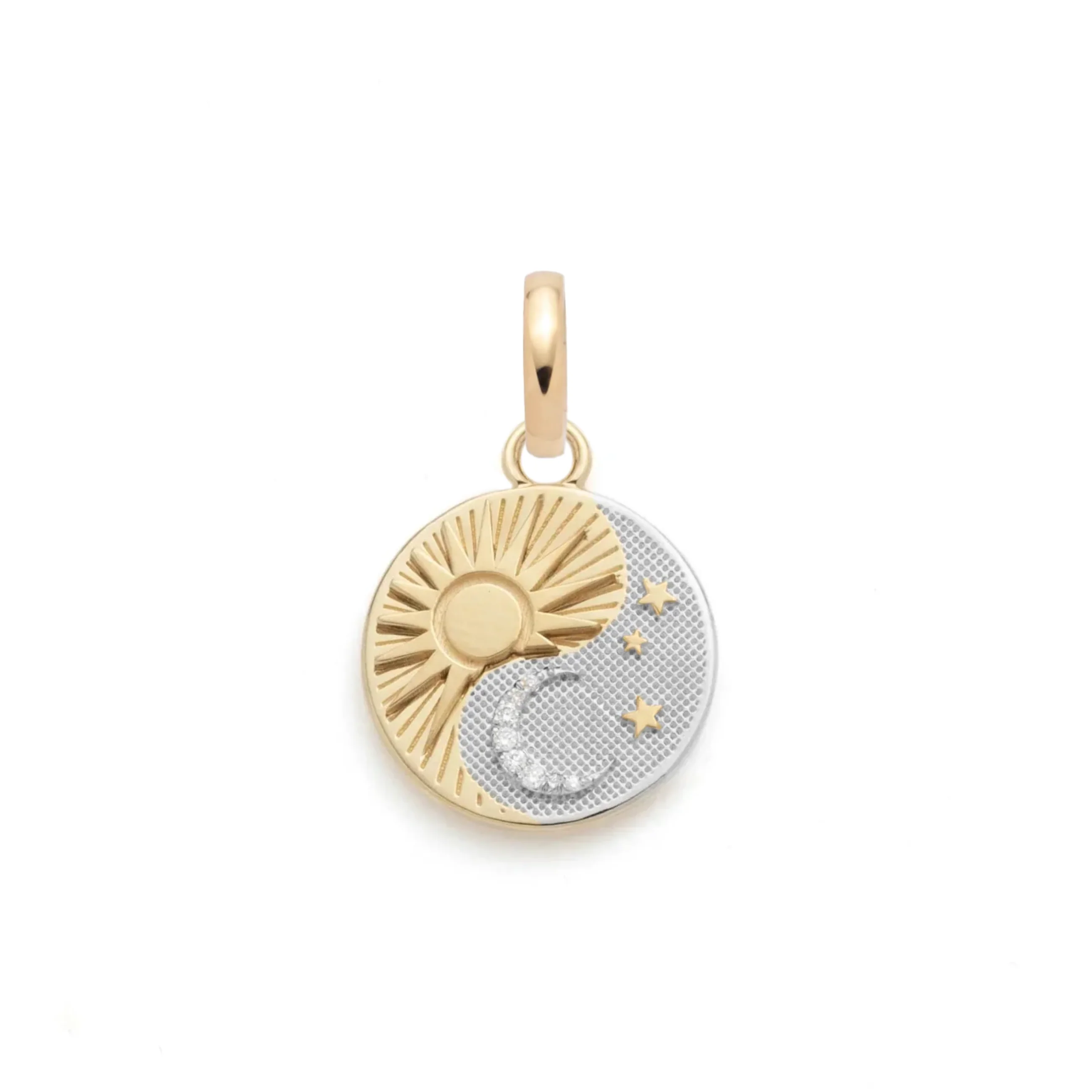 Foundation | Balance Baby Medallion | Diamonds, Mixed Gold - Image 3