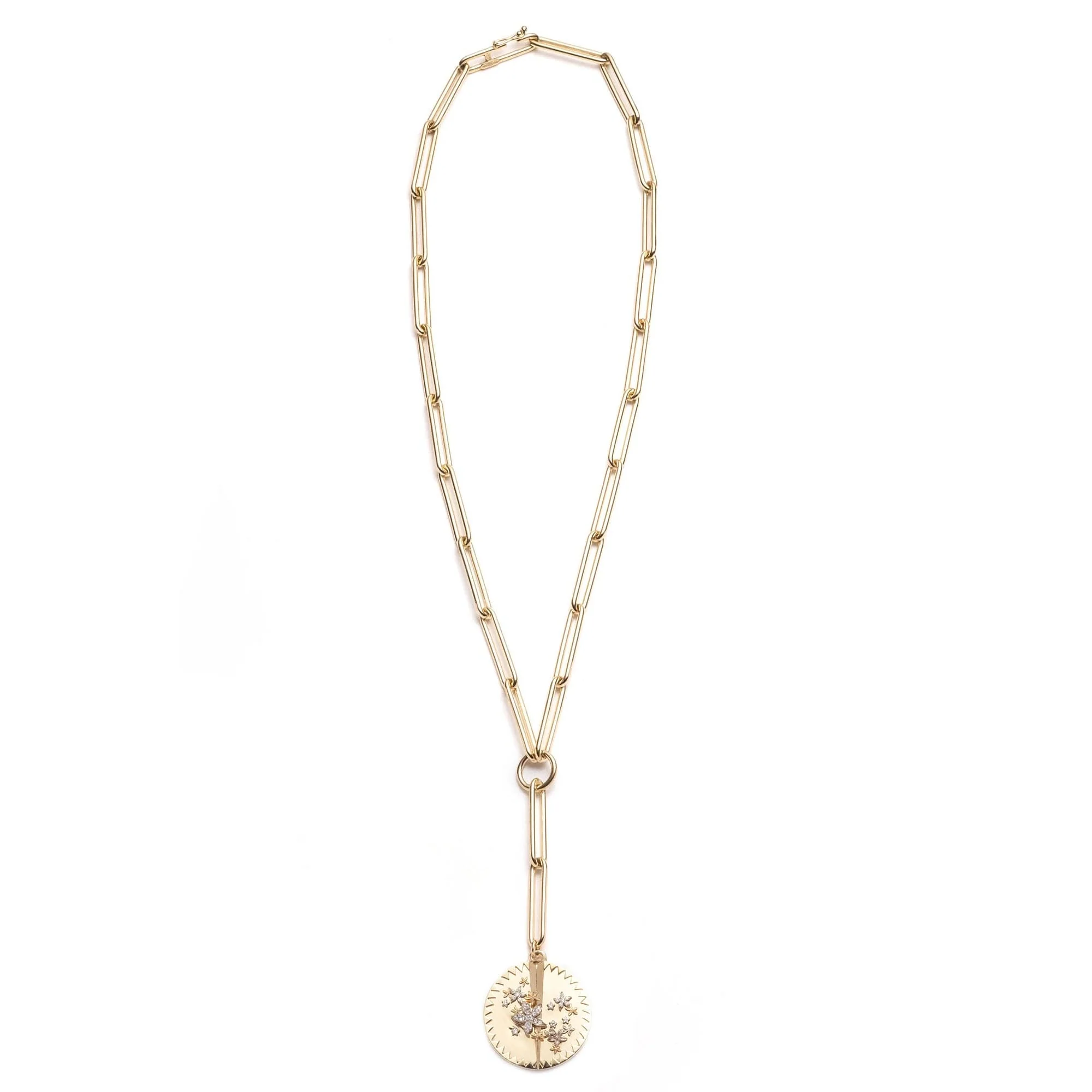 Resilience | Blossoms Large Clip Extension Necklace | Diamonds, Mixed Gold - Image 3