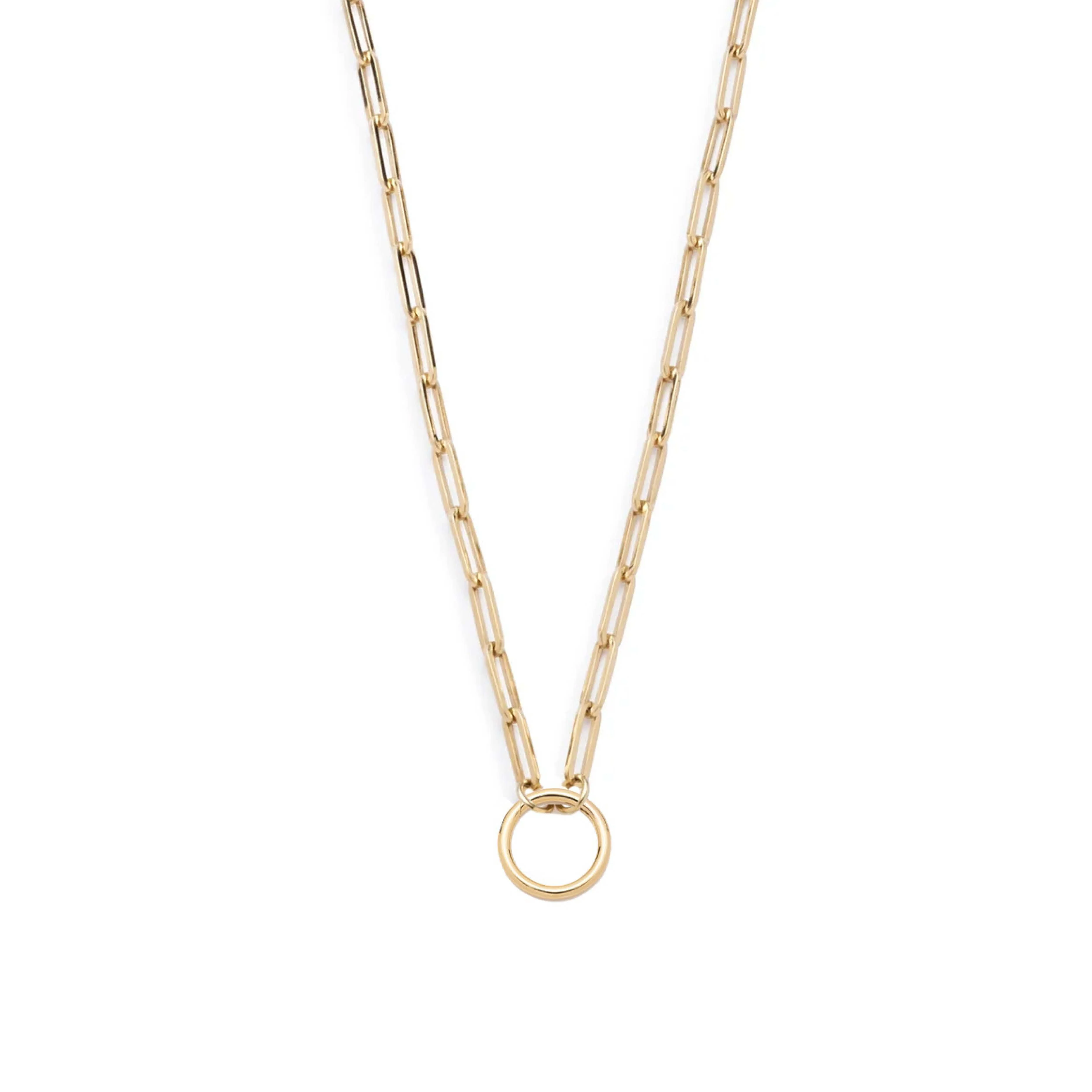 Clip | Medium Clip Open Chain with Large Annex Link | Yellow Gold