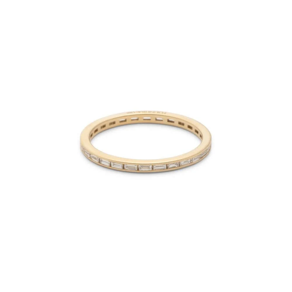 True Love | Thin Eternity Band | Diamonds, Yellow Gold - Image 3