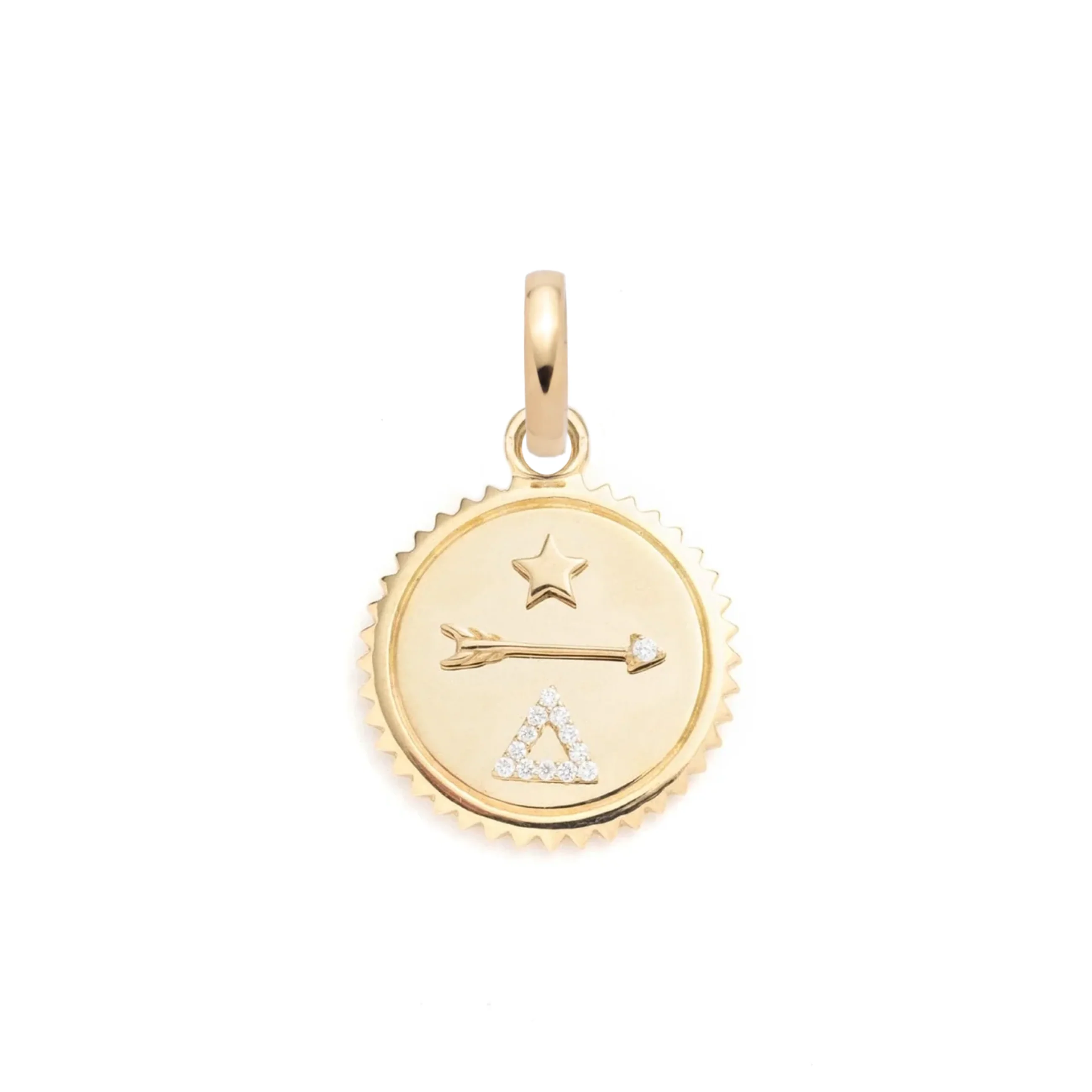 Dream | Baby Medallion | Diamonds, Yellow Gold