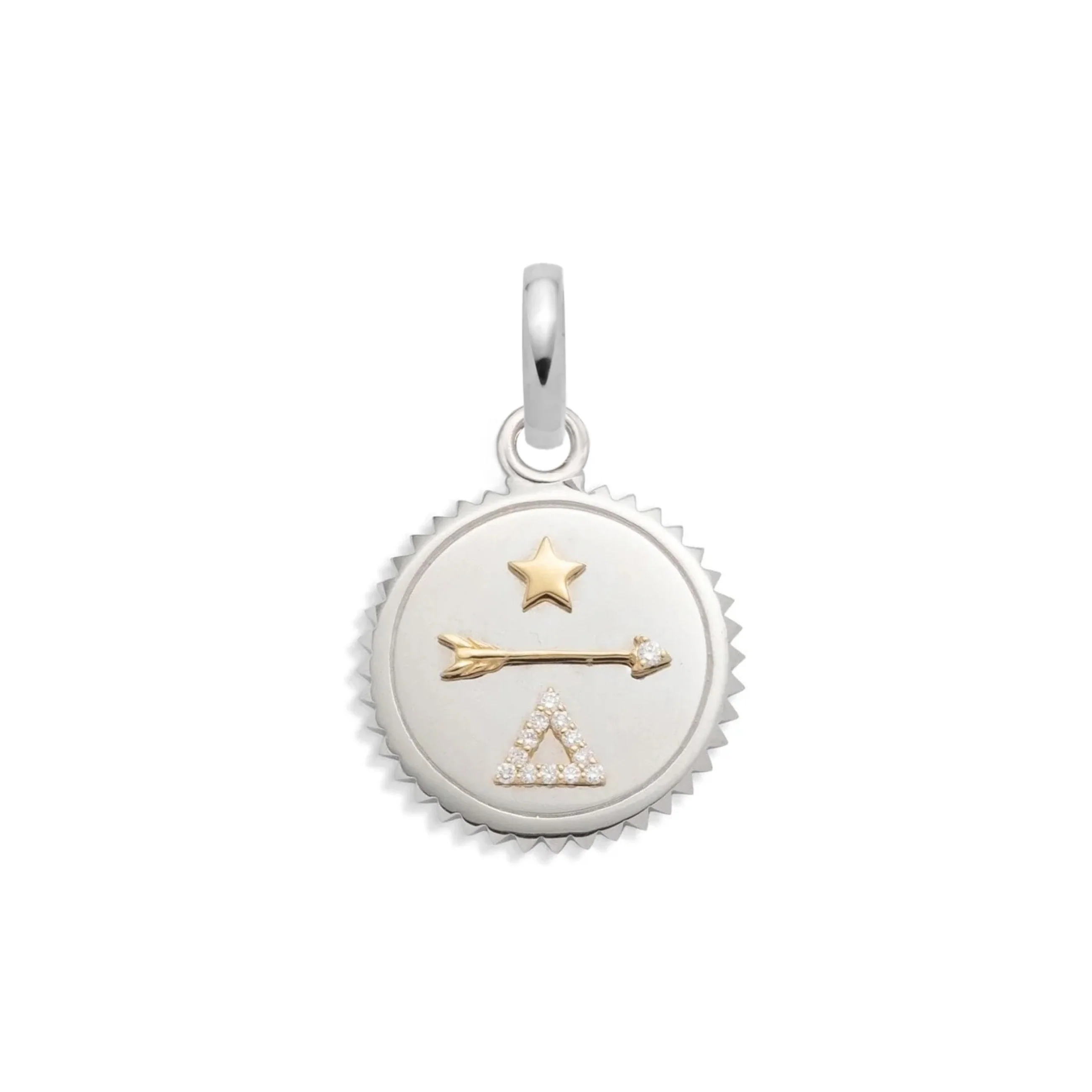 Dream | Baby Medallion | Diamonds, Yellow Gold - Image 4