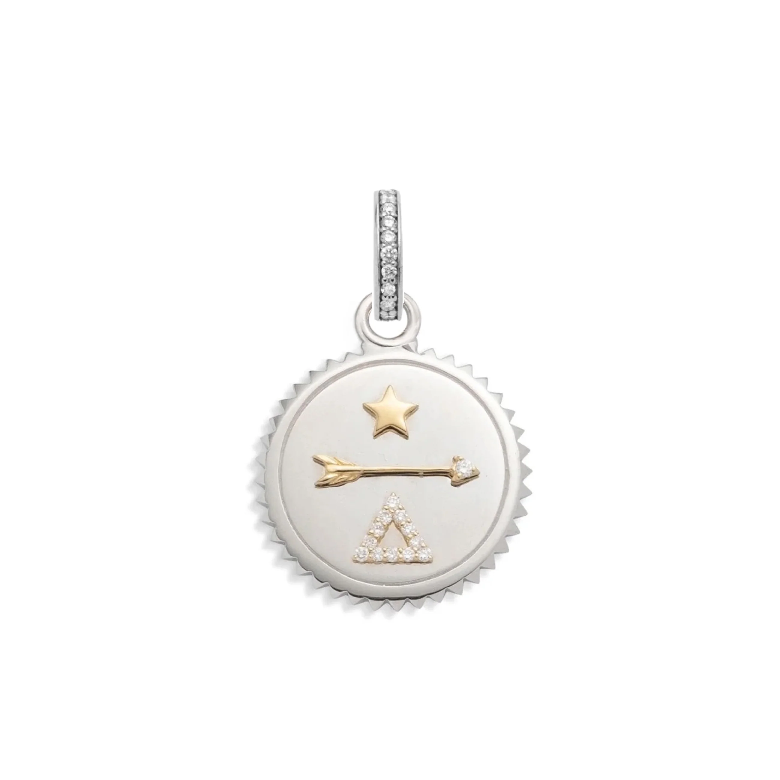 Dream | Baby Medallion | Diamonds, Yellow Gold - Image 5
