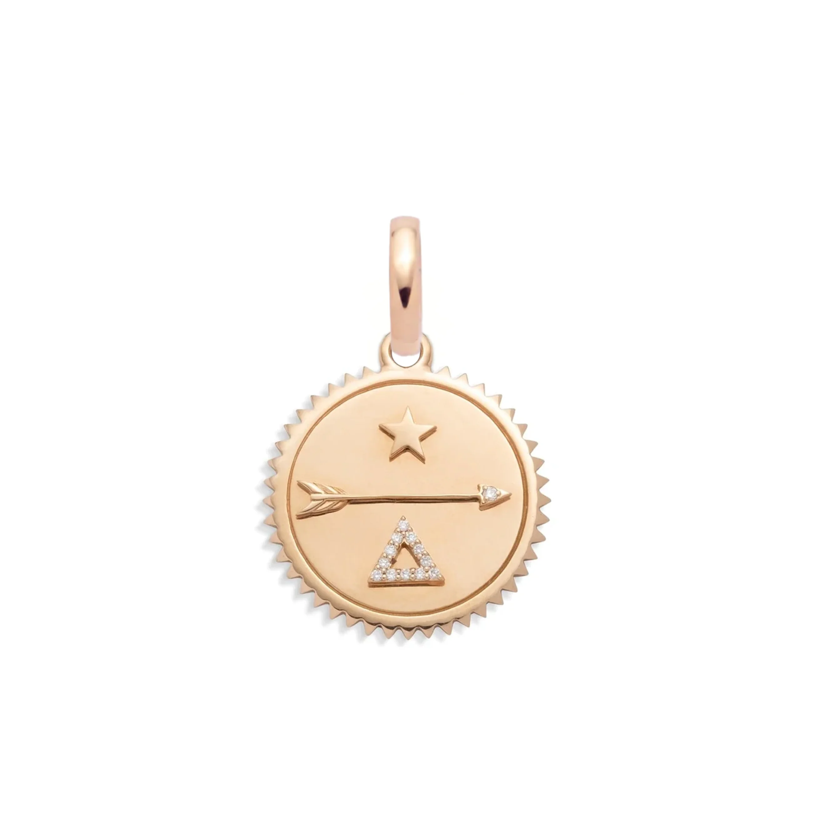 Dream | Baby Medallion | Diamonds, Yellow Gold - Image 6