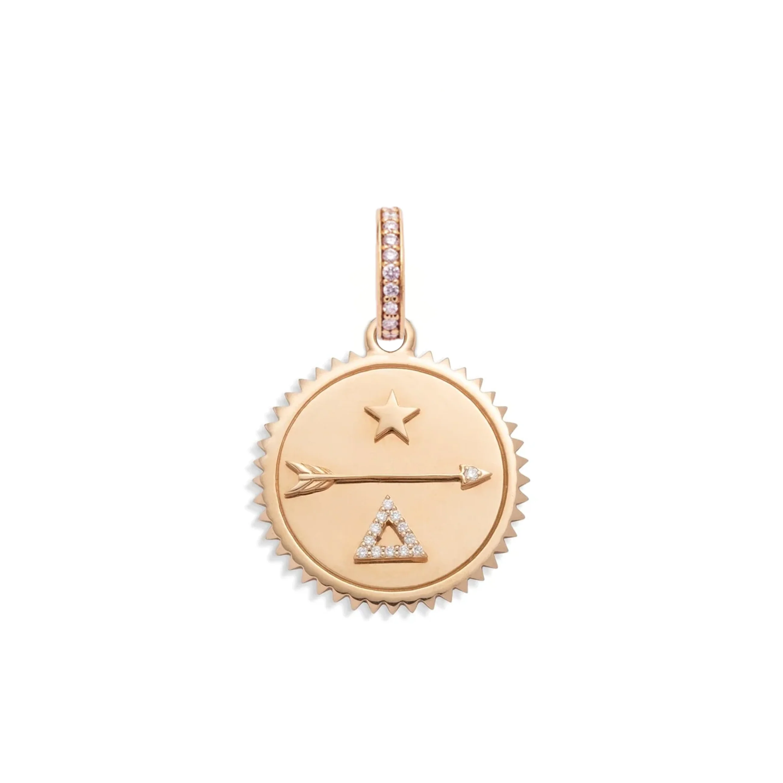 Dream | Baby Medallion | Diamonds, Yellow Gold - Image 7