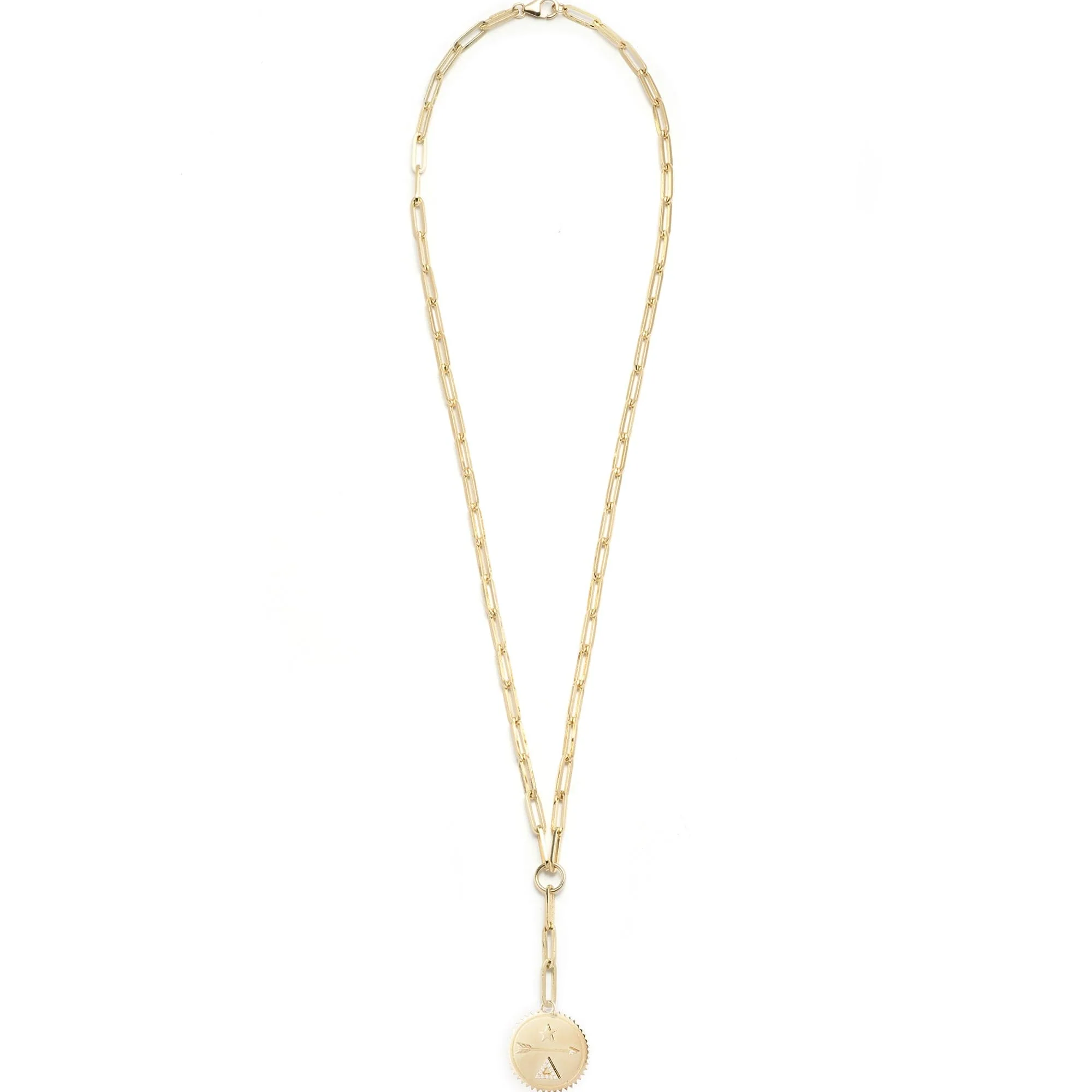 Dream | Medium Clip Extension Necklace | Diamonds, Yellow Gold - Image 3