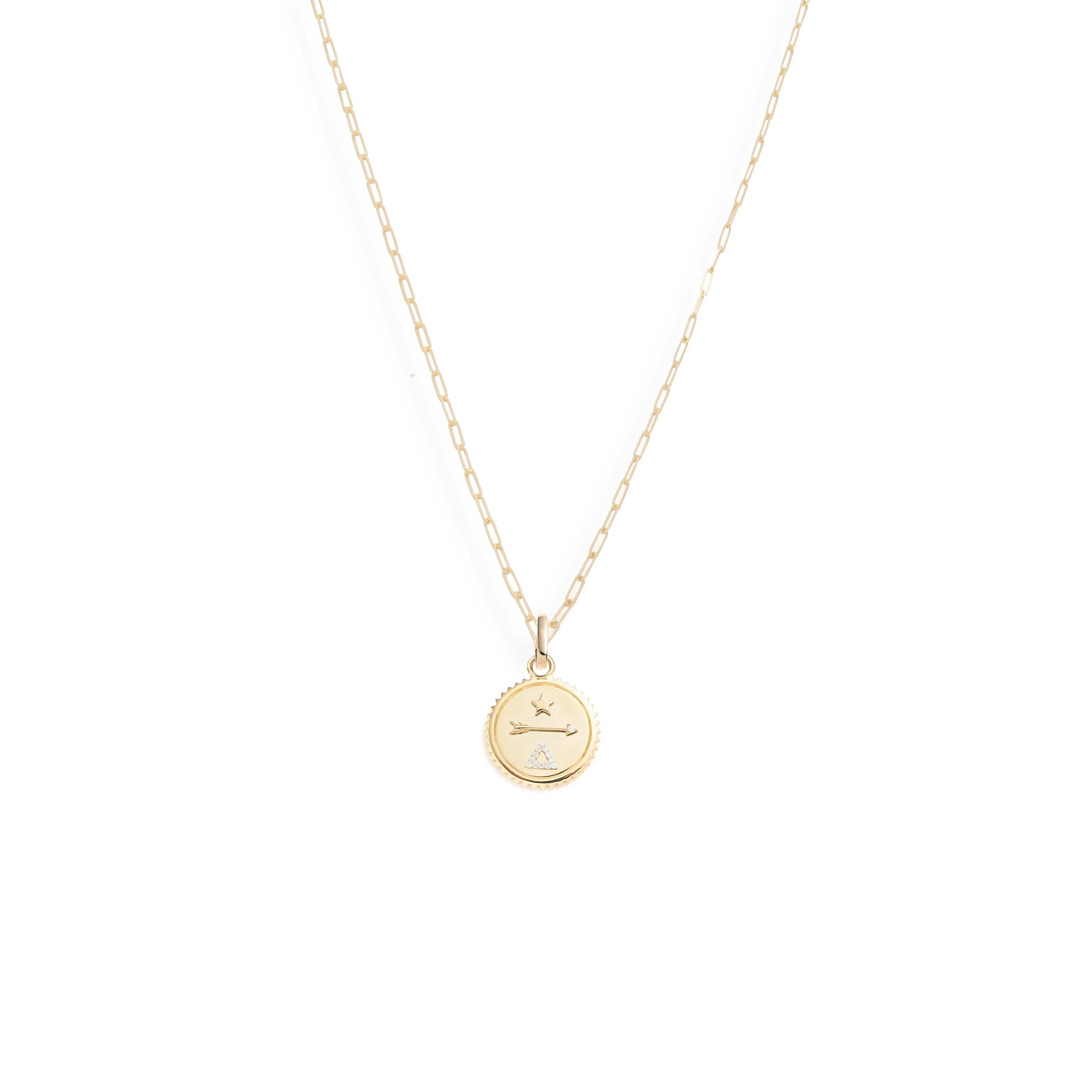 Dream | Fine Clip Necklace | Diamonds, Yellow Gold