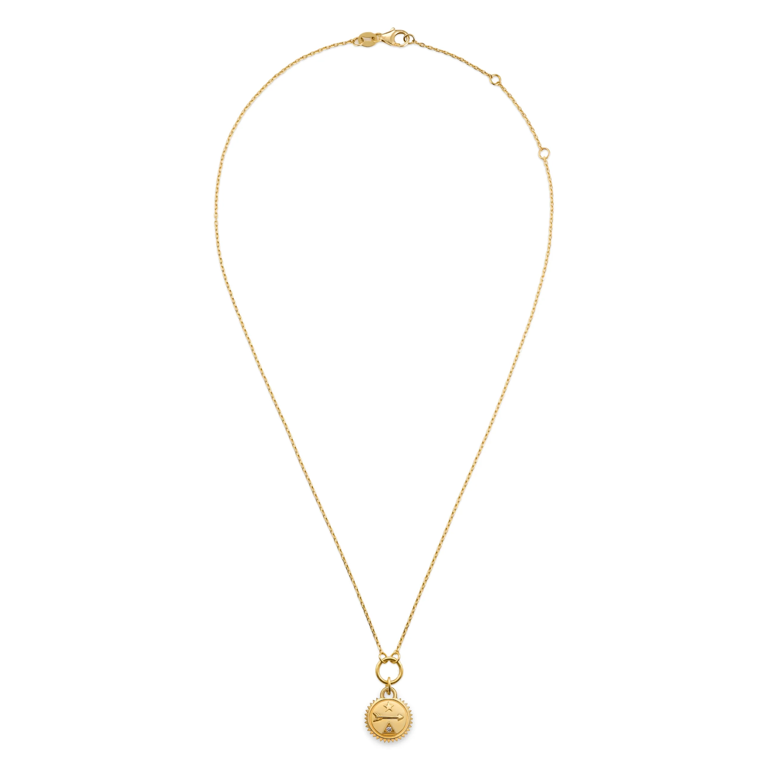 Dream | Thread Necklace | Diamond, Yellow Gold - Image 3