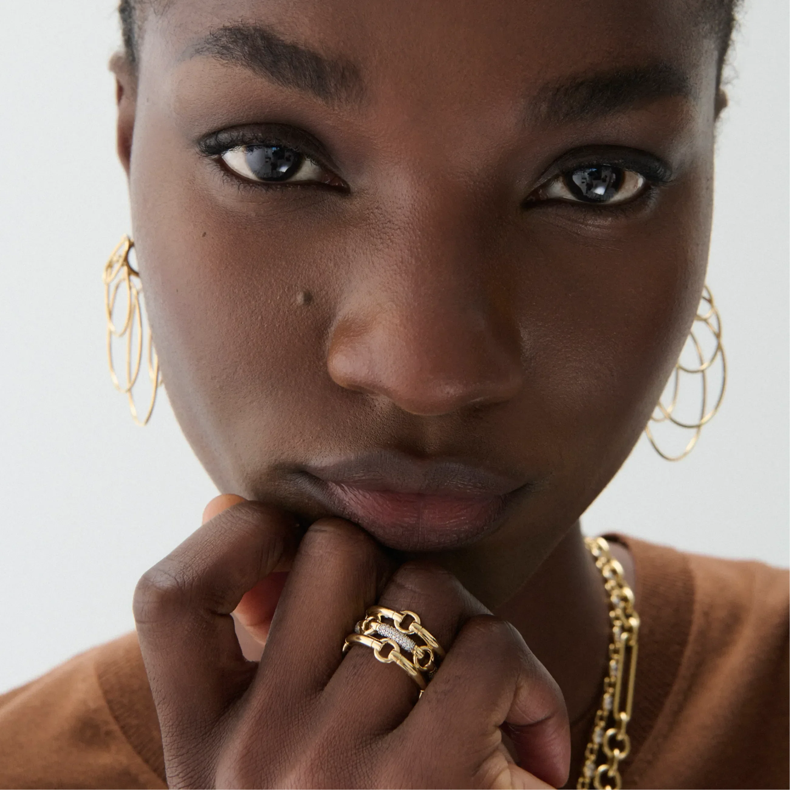 Element | Pavé Triple Band | Diamonds, Mixed Gold - Image 2