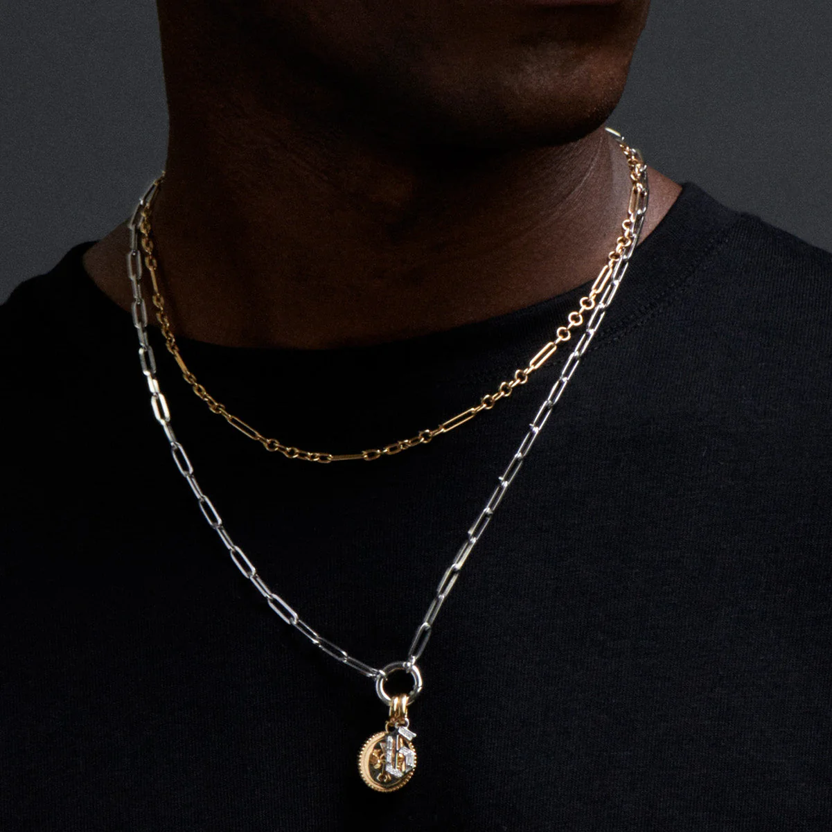 Mixed Clip | Fine Mixed Clip Chain | Yellow Gold - Image 2