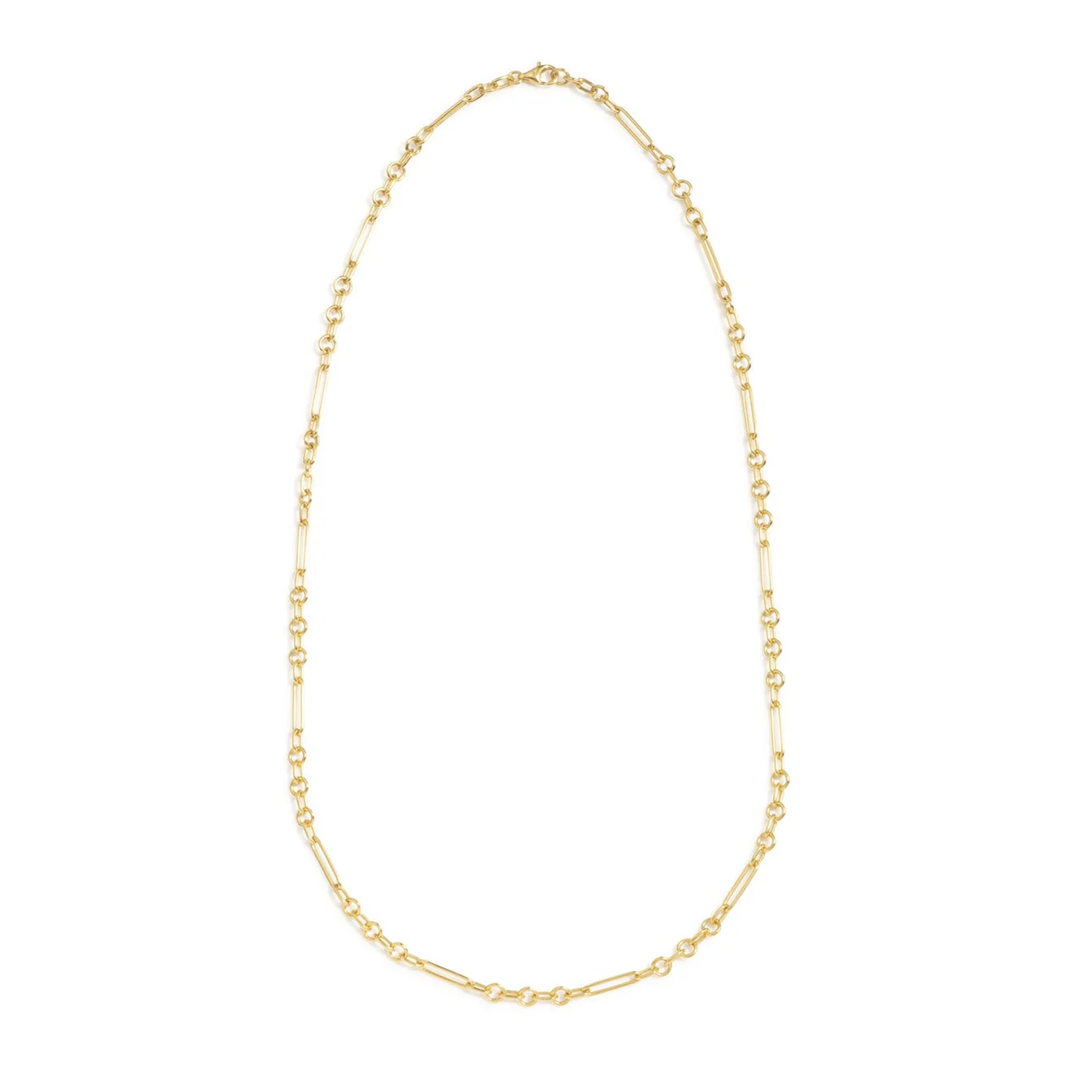 Mixed Clip | Fine Mixed Clip Chain | Yellow Gold - Image 3