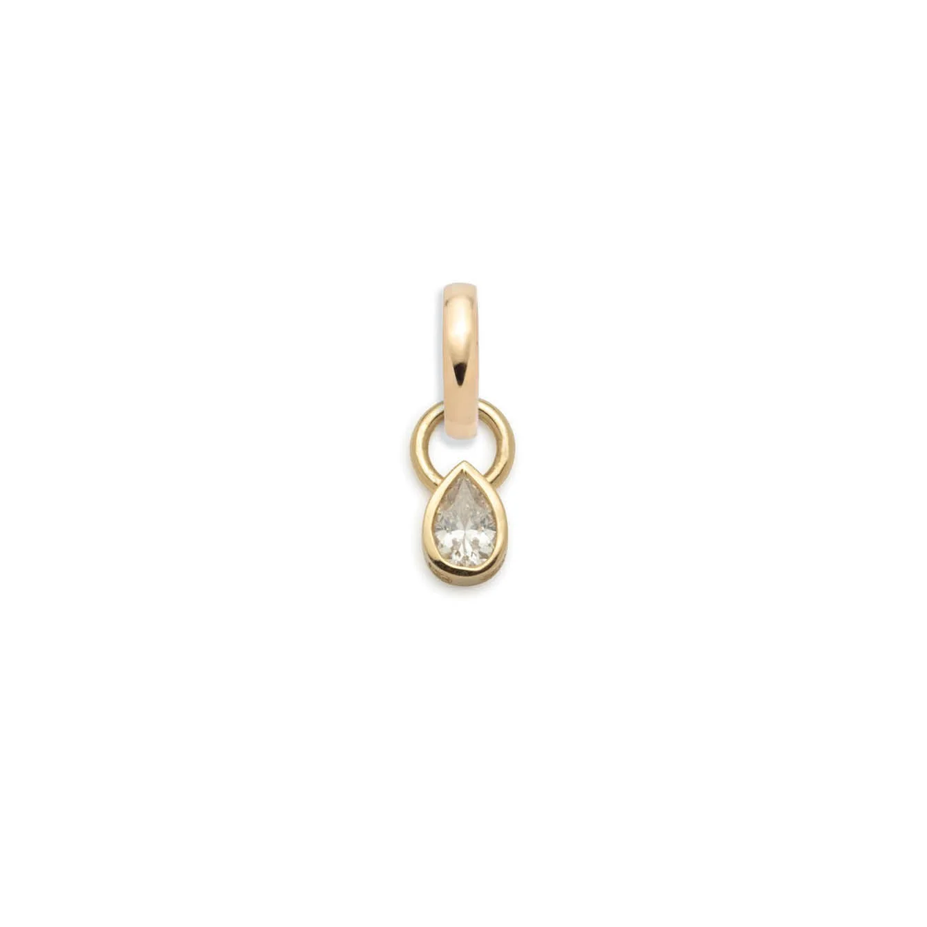 True Love | Forever & Always a Pair Pear Pendant | Diamond, Yellow Gold
