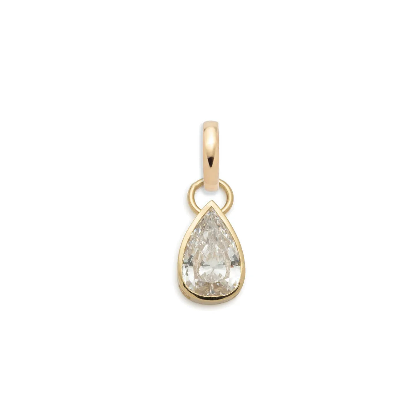 True Love | Forever & Always a Pair Pear Pendant | Diamond, Yellow Gold - Image 5