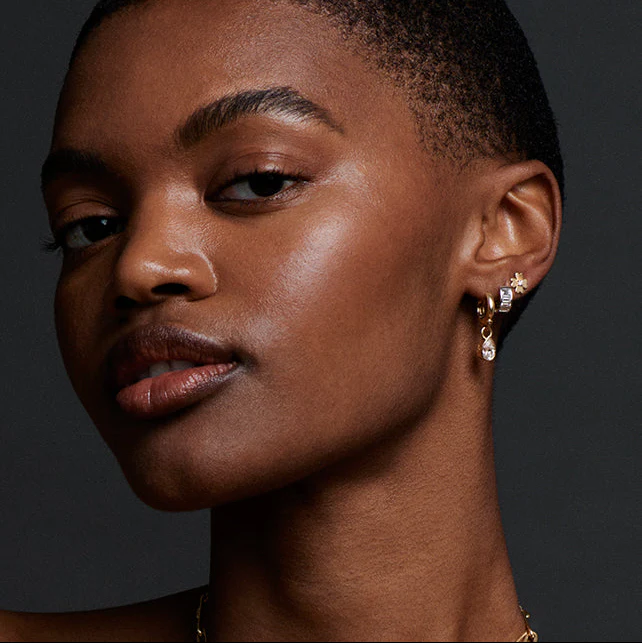 True Love | Forever & Always a Pair Hoop Earring | Diamond, Yellow Gold - Image 2