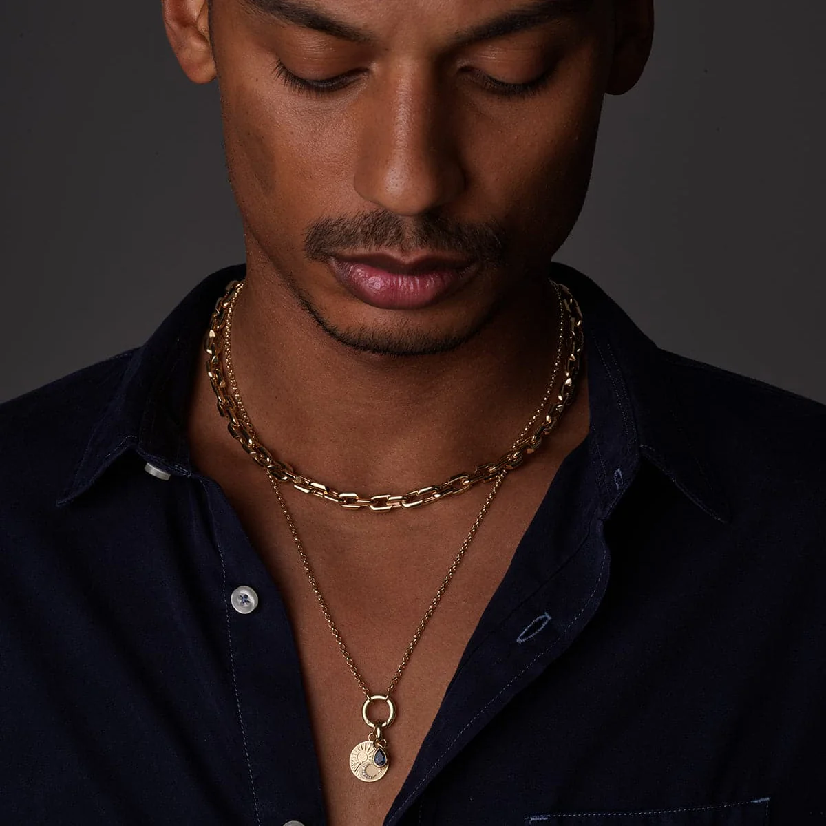 Foundation | Balance Baby Medallion | Diamonds, Yellow Gold - Image 2