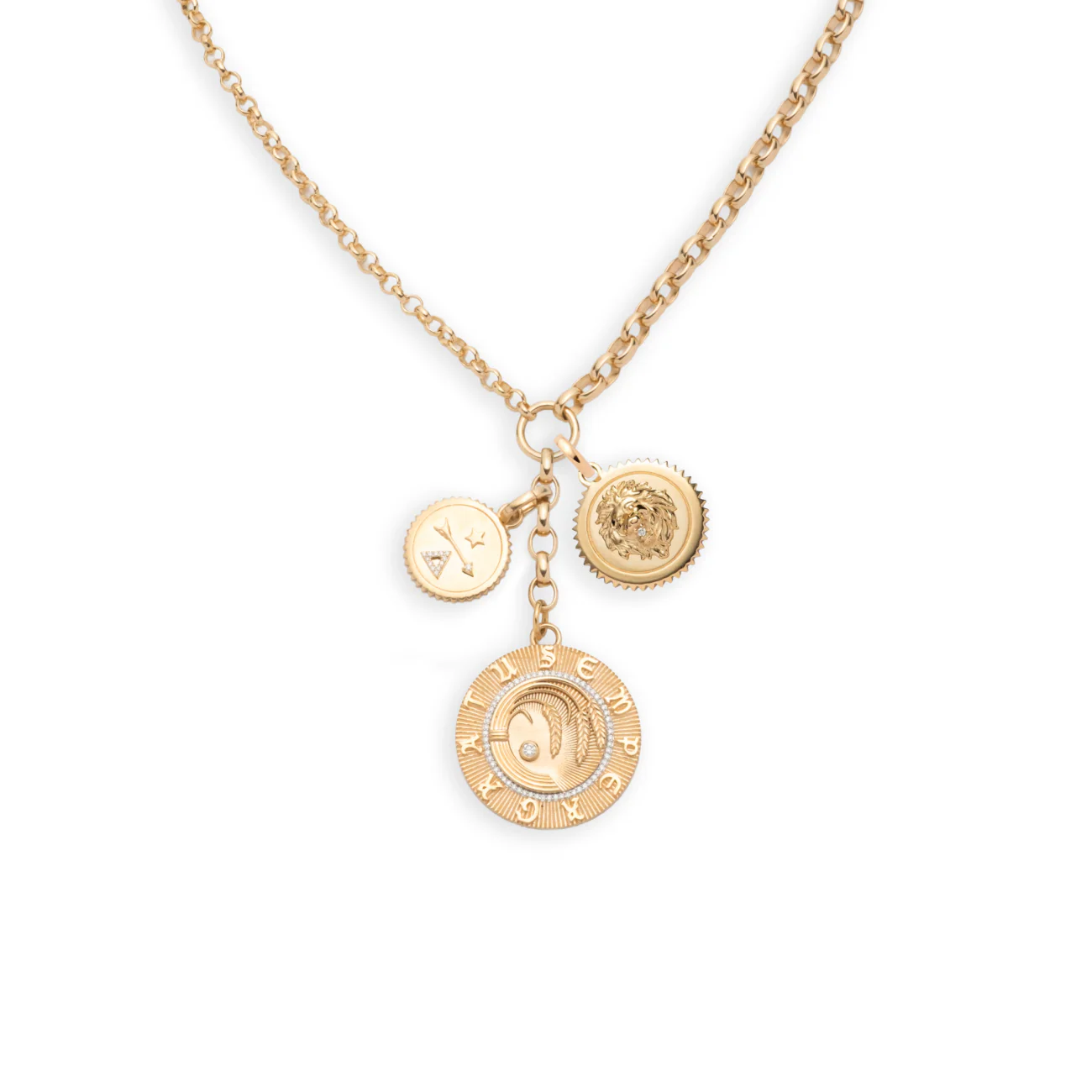 Infinite Gratitude - Dream | Braided Wheat and Strength Heavy Mixed Belcher Extension Necklace | Diamonds, Yellow Gold