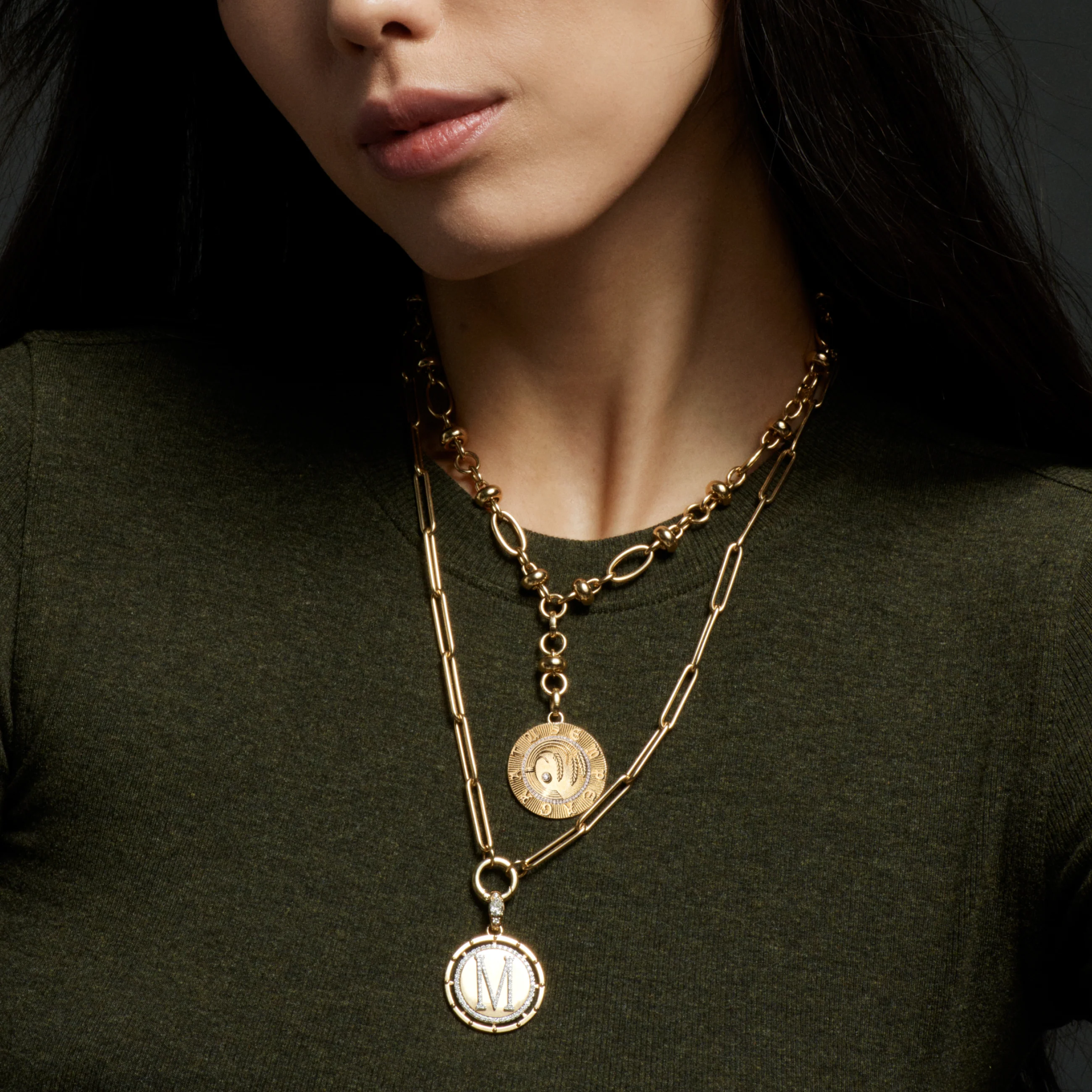 Clip | Large Clip Open Chain with Small Annex Link | Yellow Gold - Image 2