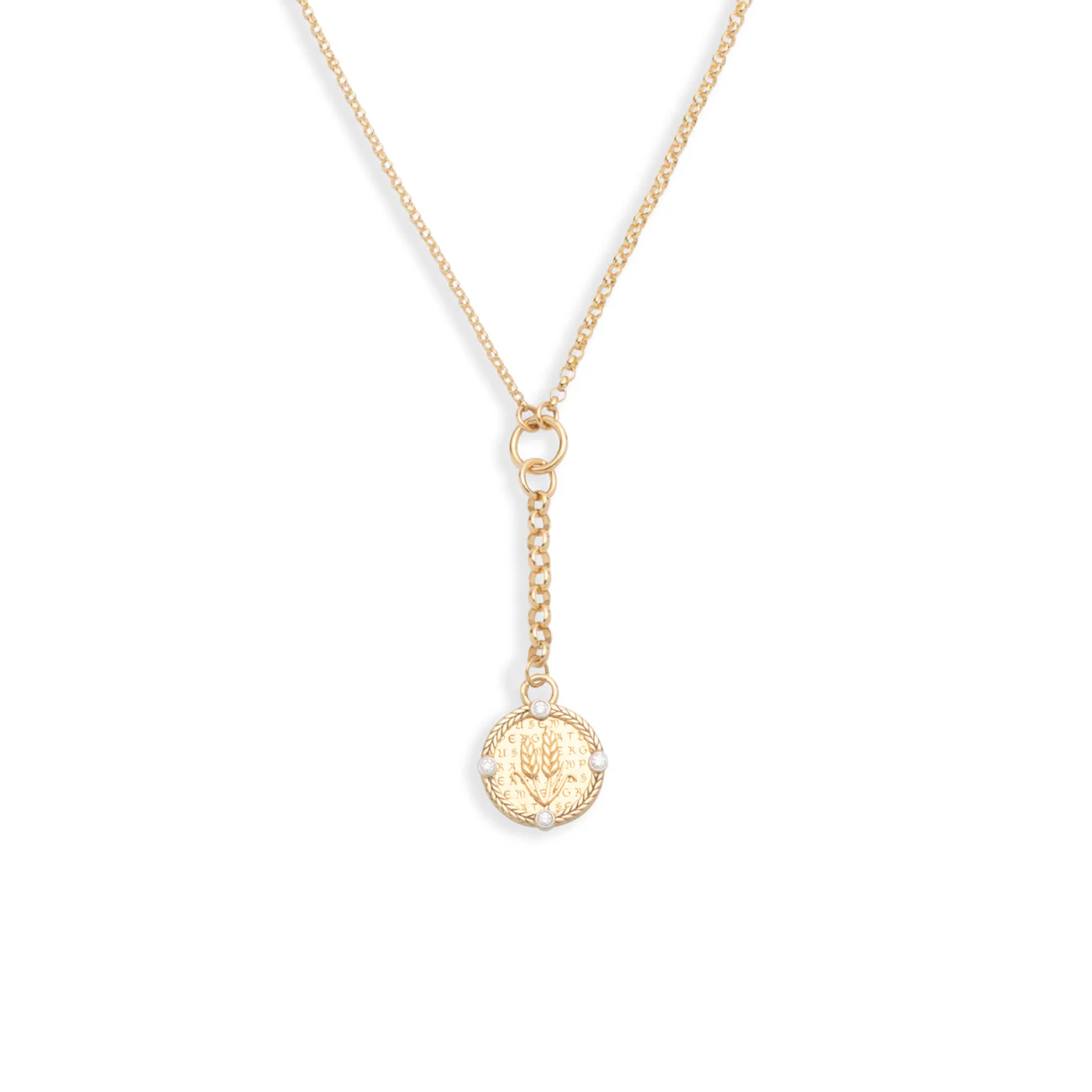 Infinite Gratitude | Braided Wheat Small Mixed Belcher Extension Necklace | Diamonds, Yellow Gold