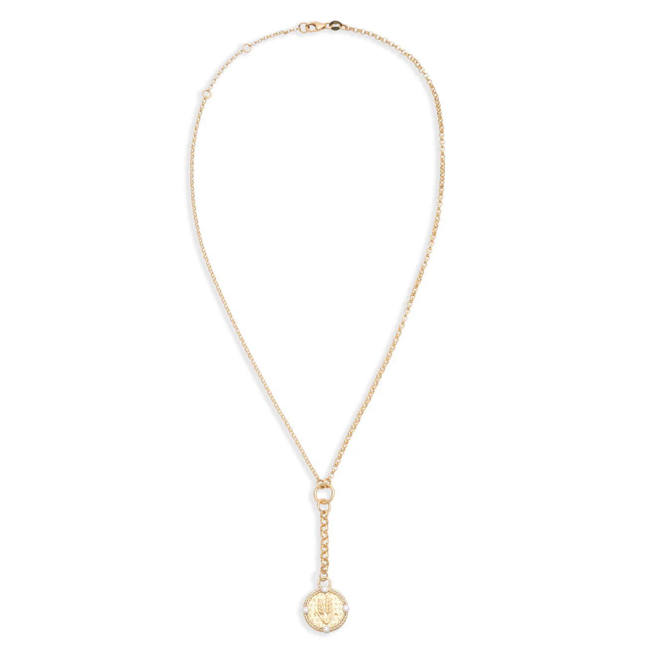 Infinite Gratitude | Braided Wheat Small Mixed Belcher Extension Necklace | Diamonds, Yellow Gold - Image 2