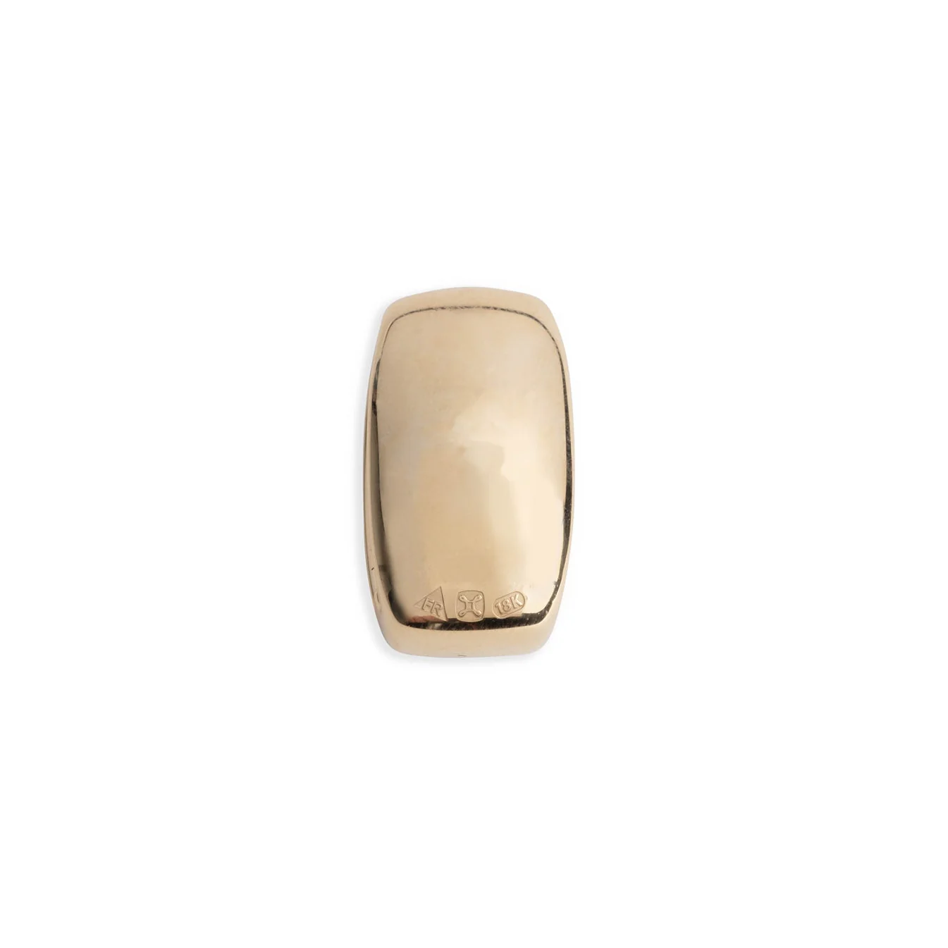 Personalized - True Love | Initial Oversized Heart Slide | Diamonds, Yellow Gold - Image 3