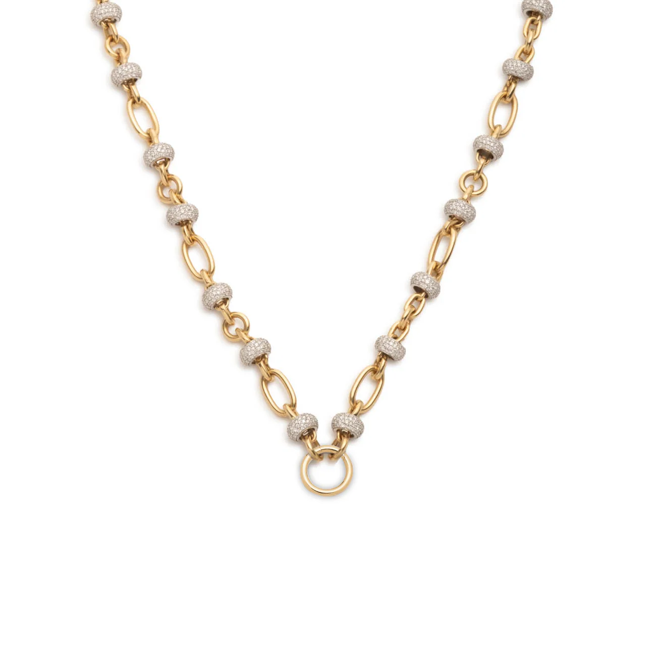 Orbit | Orbit Pavé Open Chain | Diamonds, Yellow Gold