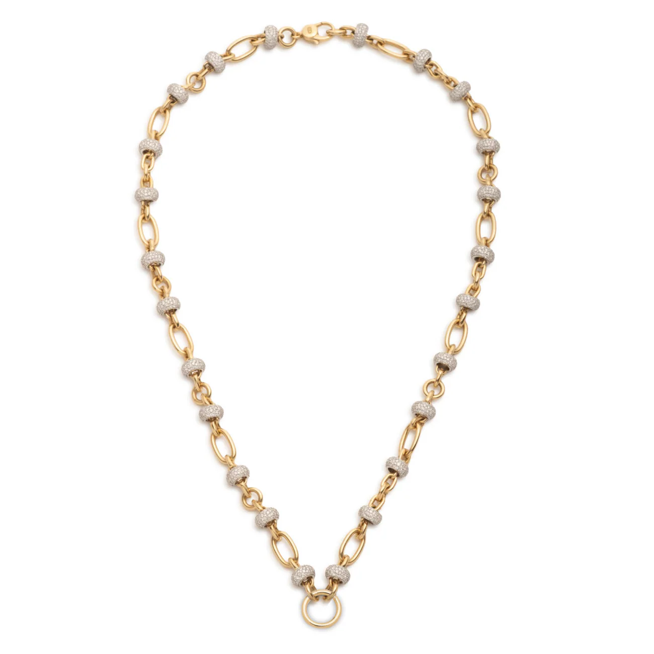 Orbit | Orbit Pavé Open Chain | Diamonds, Yellow Gold - Image 3