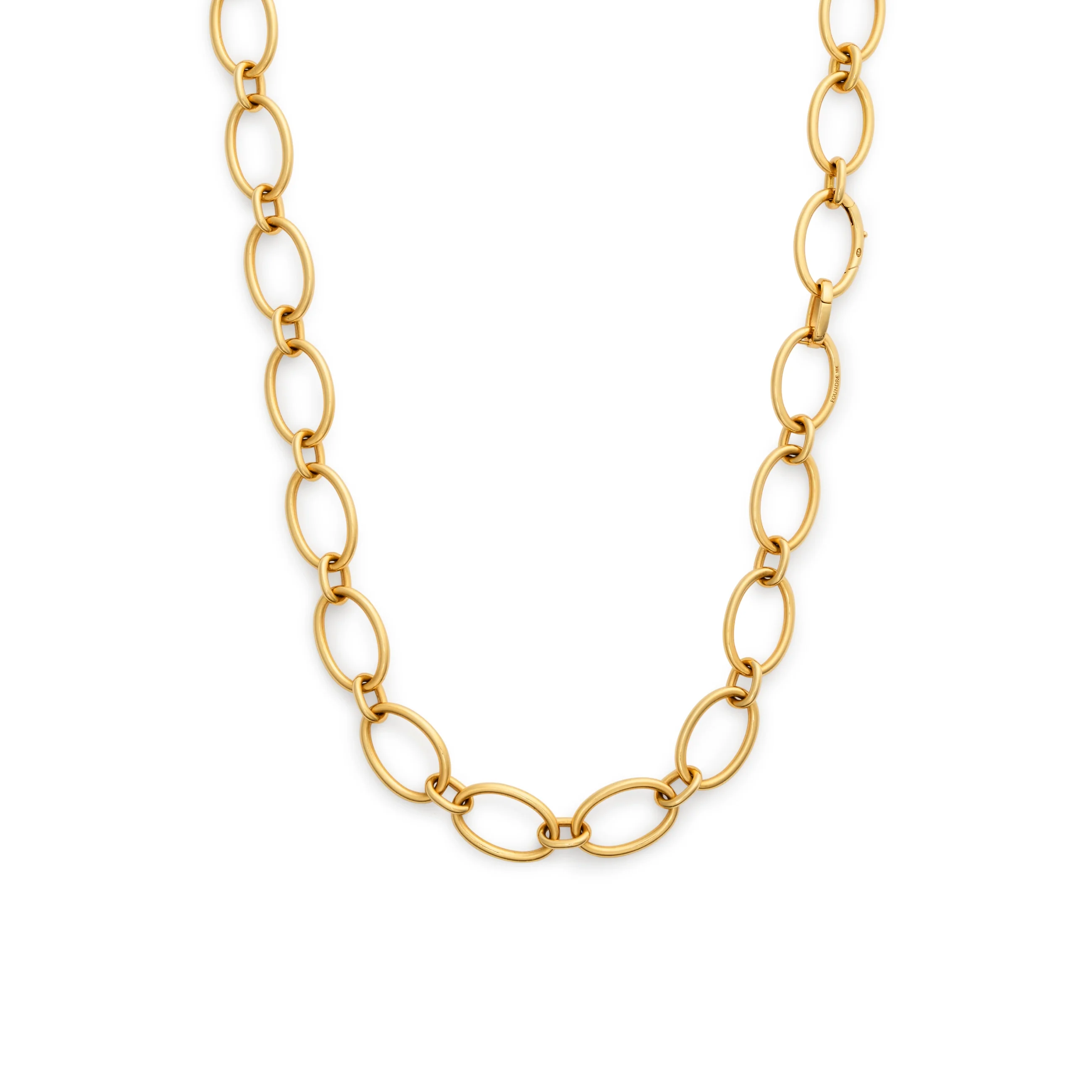Oval | Oval Link Chain | Yellow Gold