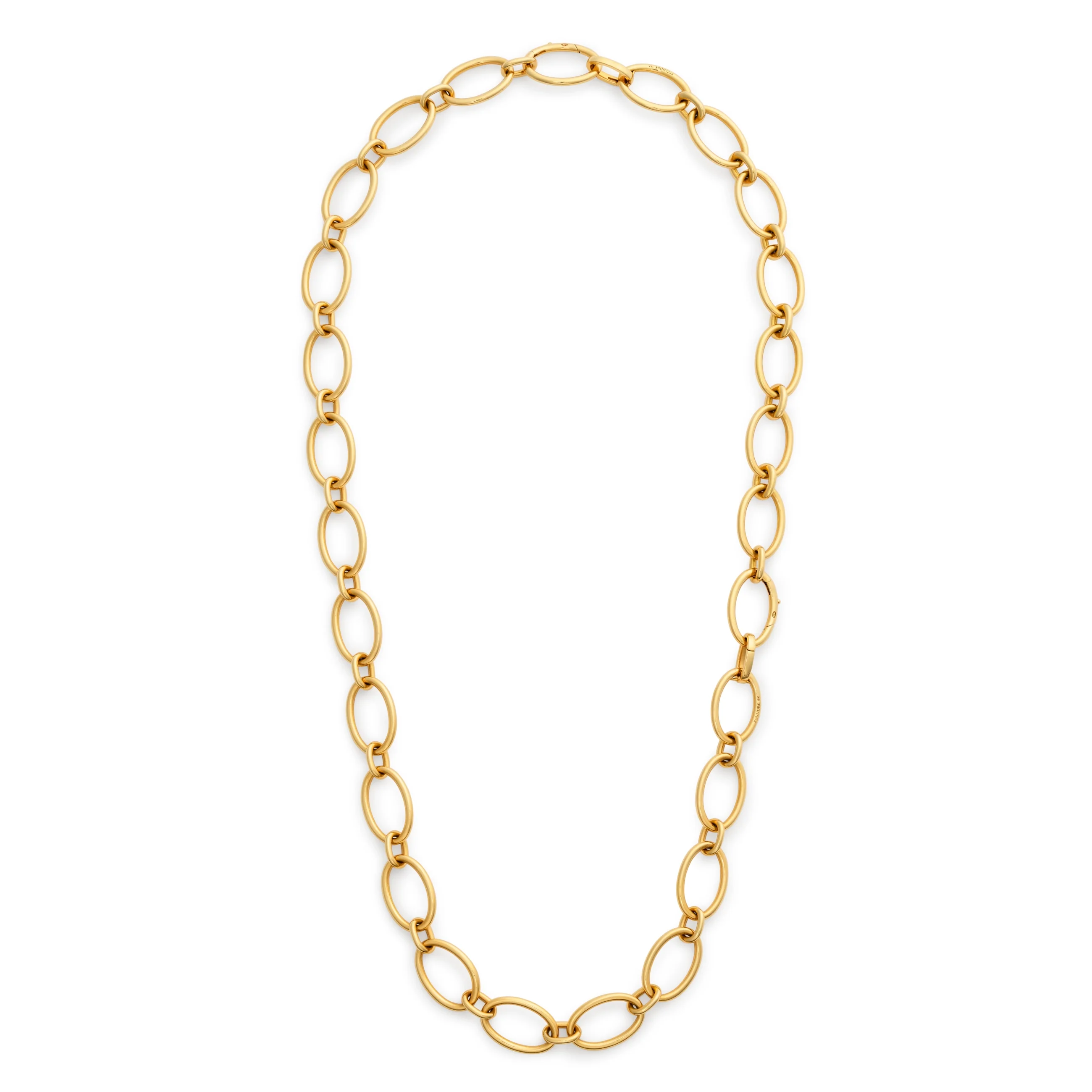Oval | Oval Link Chain | Yellow Gold - Image 3