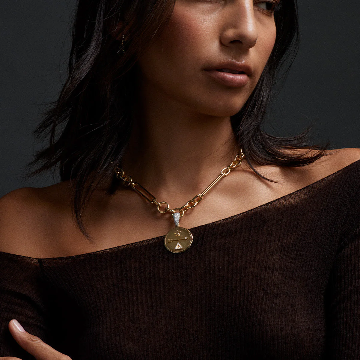 Mixed Clip | Oversized Mixed Clip Chain | Yellow Gold - Image 10