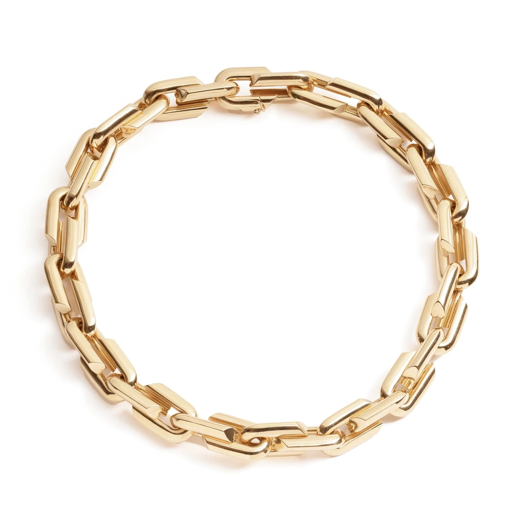 Strong Hearts | Oversized Love Link Chain | Yellow Gold - Image 3