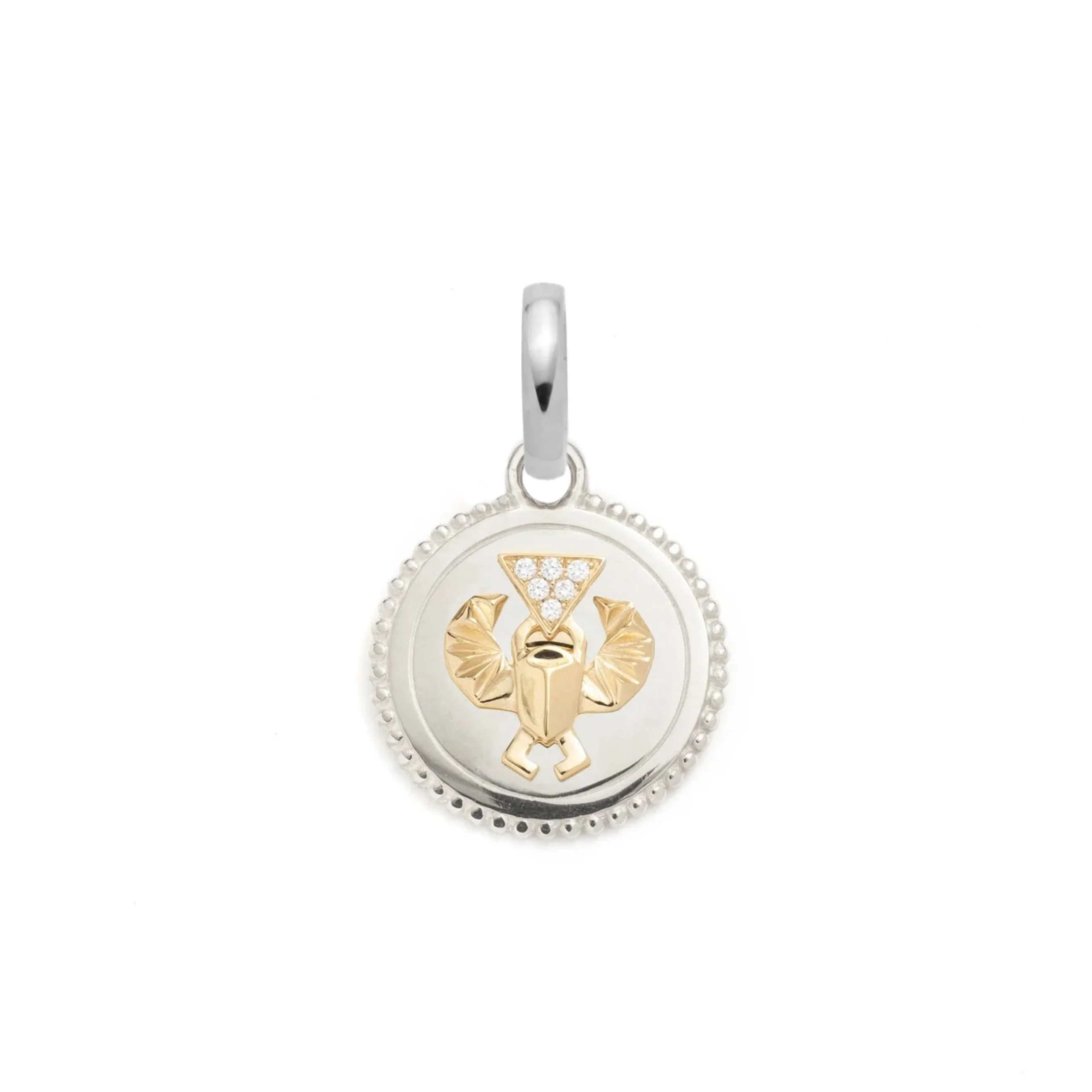 Protection | Baby Medallion | Diamonds, Yellow Gold - Image 3