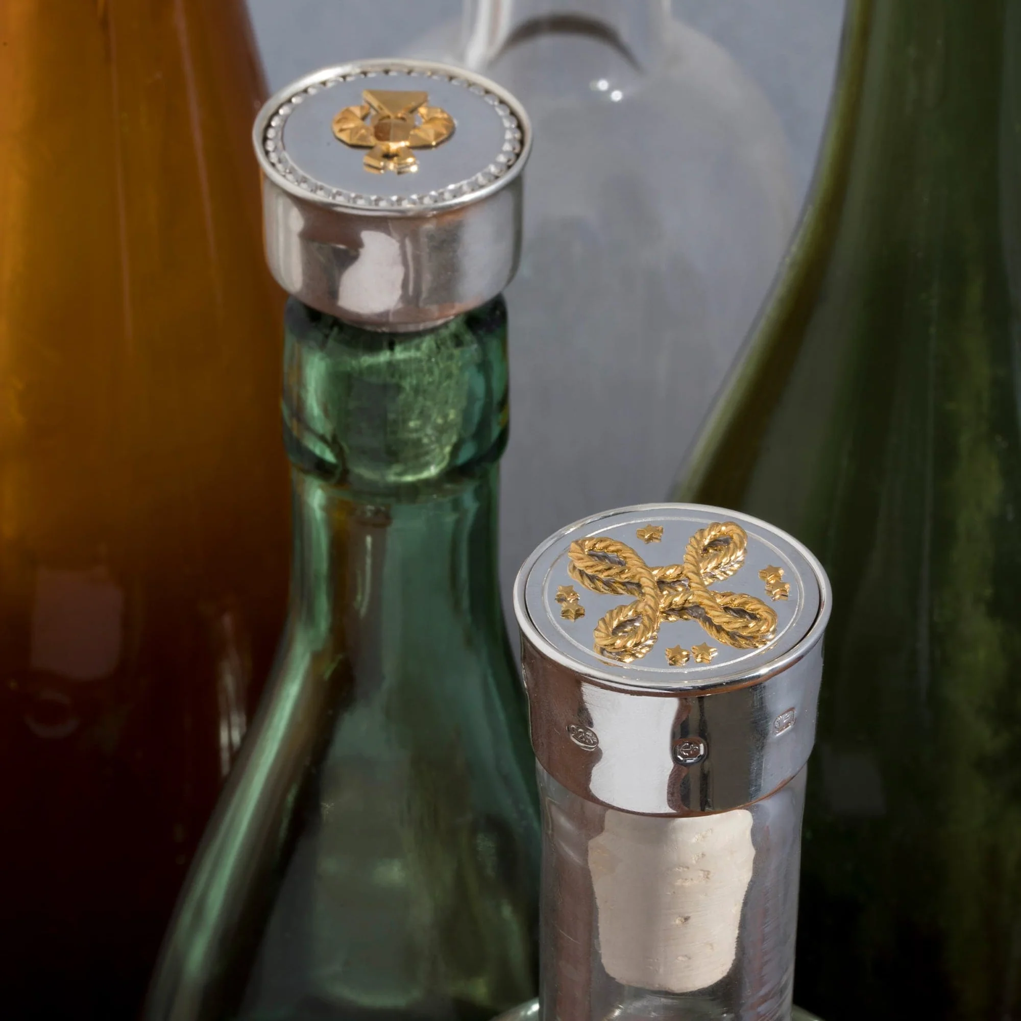 Protection | Bottle Stopper | Sterling Silver, Cork - Image 2