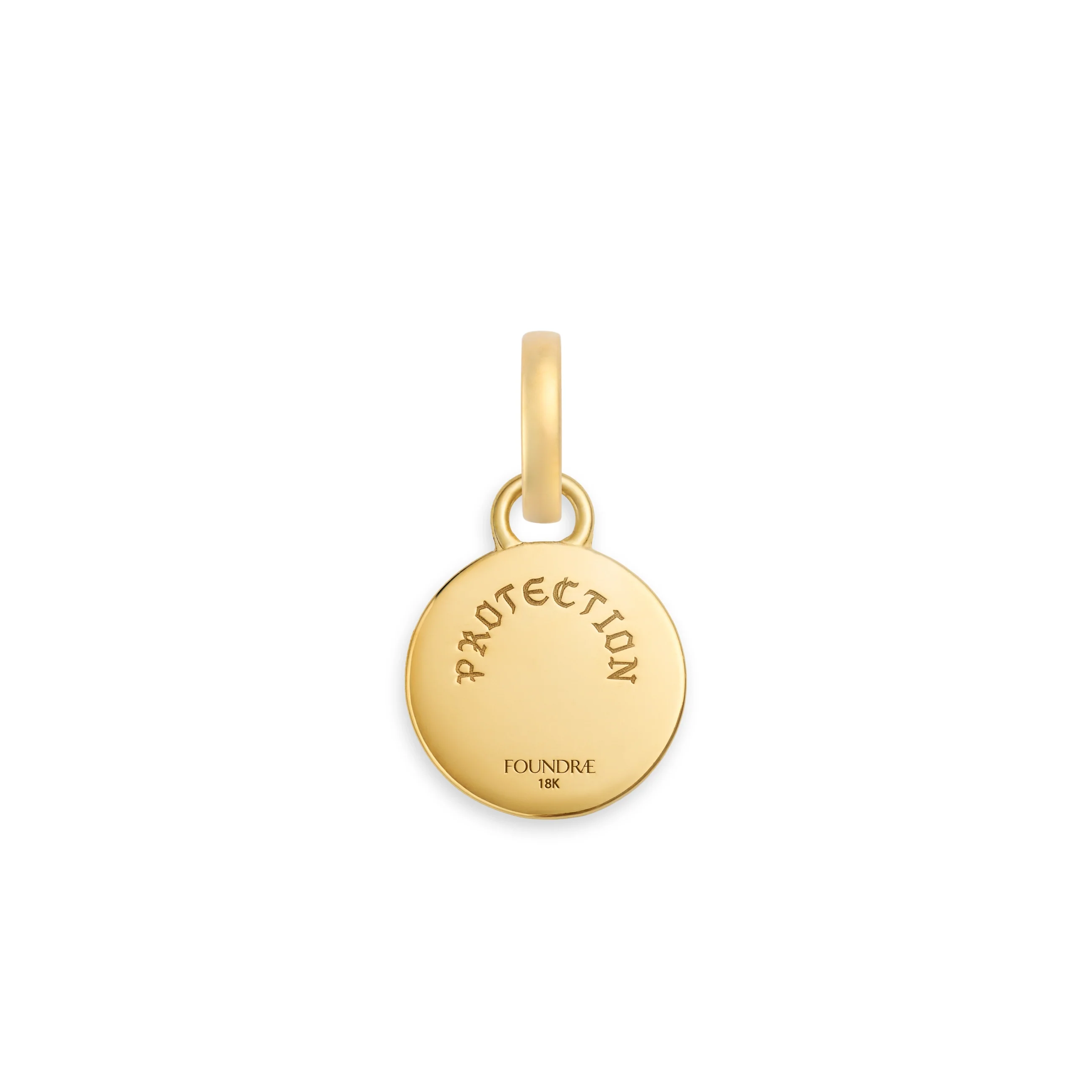 Protection | Miniature Medallion | Diamonds, Yellow Gold - Image 4