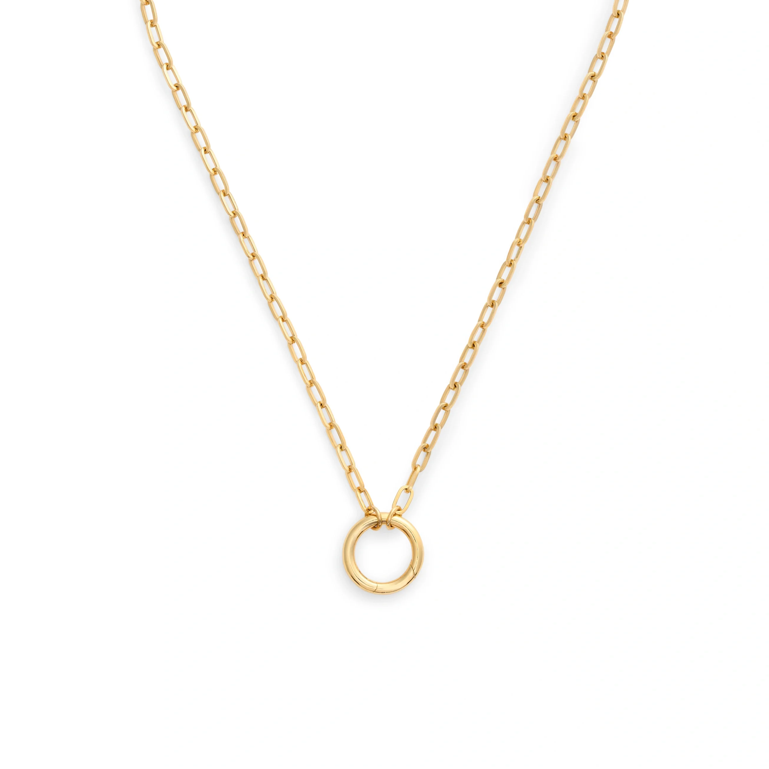 Clip | Small Clip Open Chain with Medium Annex Link | Yellow Gold