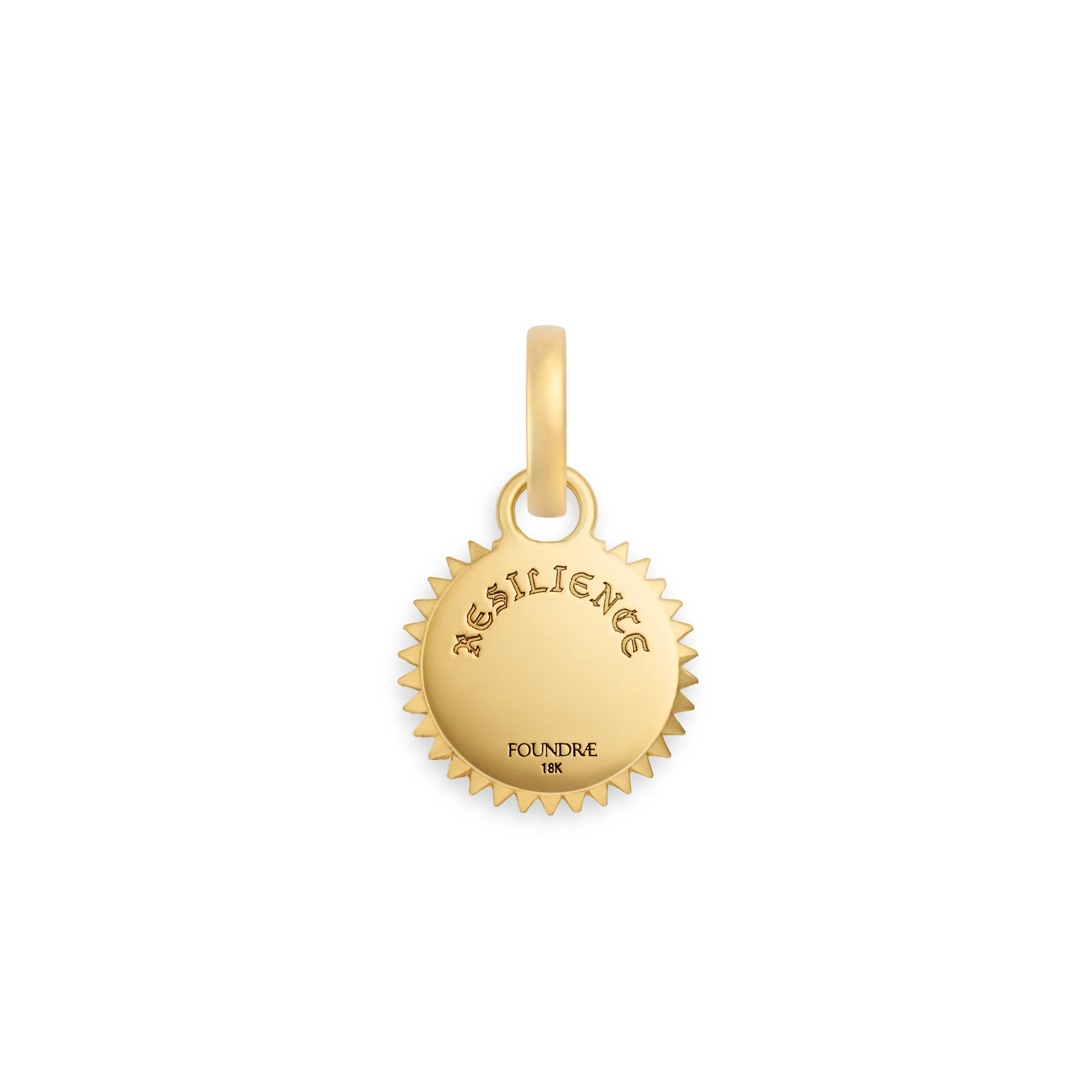 Resilience | Blossoms Miniature Medallion | Diamonds, Mixed Gold - Image 4