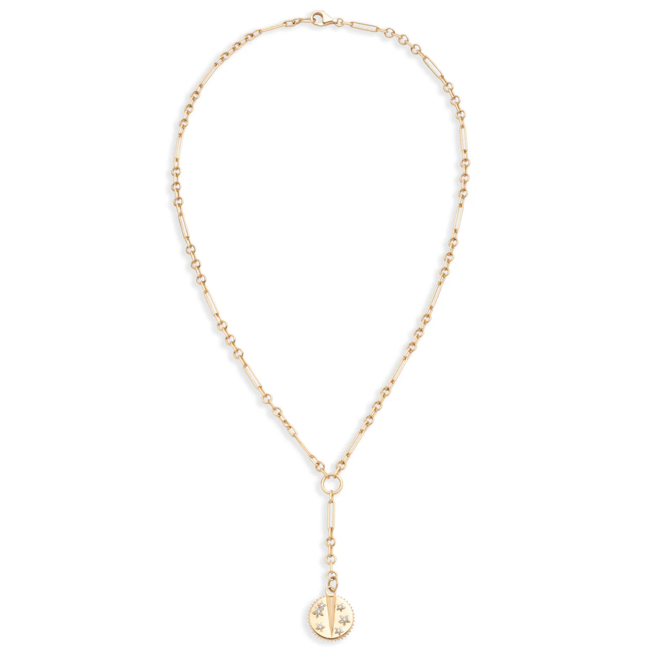 Resilience | Blossoms Fine Mixed Clip Extension Necklace | Diamonds, Mixed Gold - Image 3