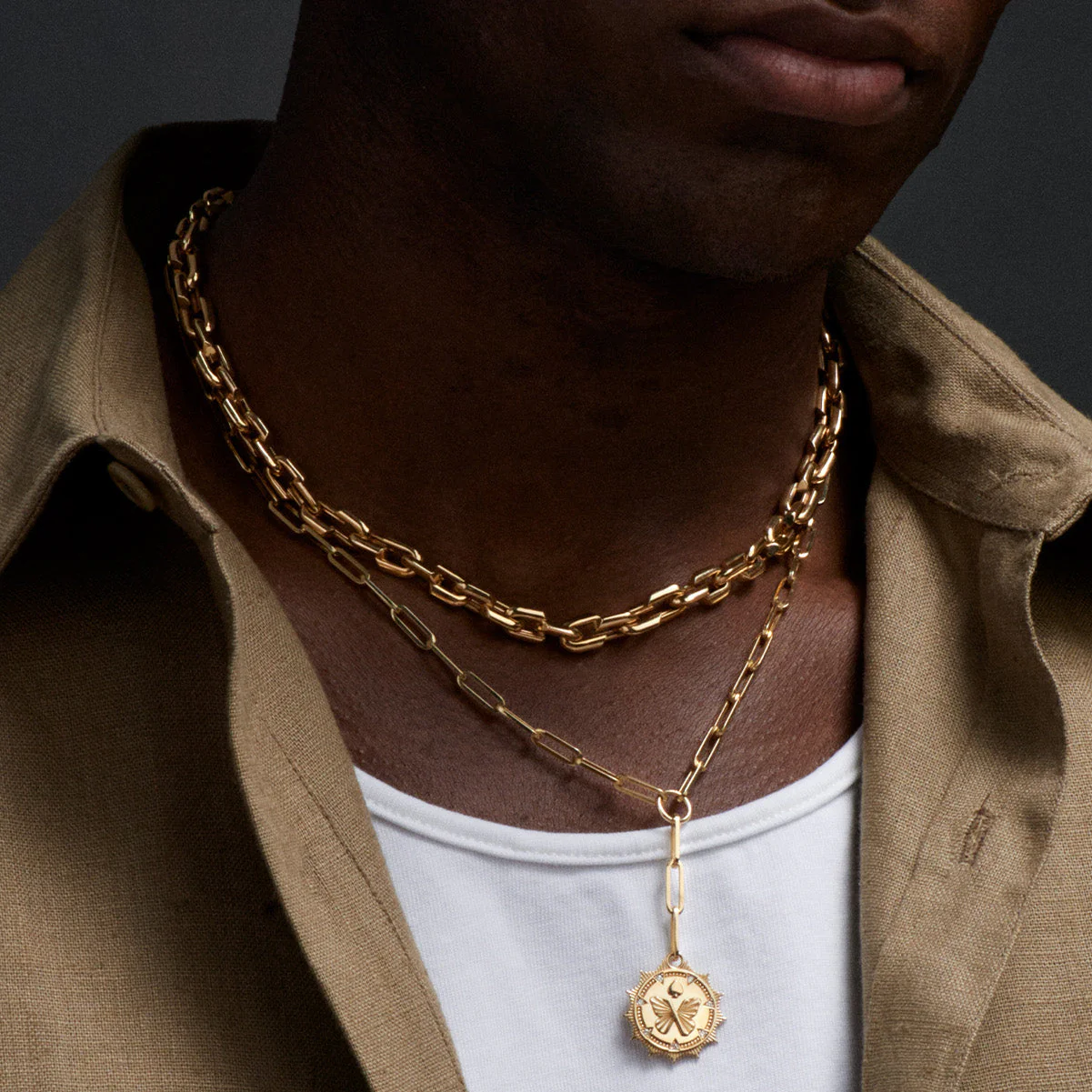 Reverie | Butterfly Medium Clip Extension Necklace | Diamonds, Yellow Gold - Image 5