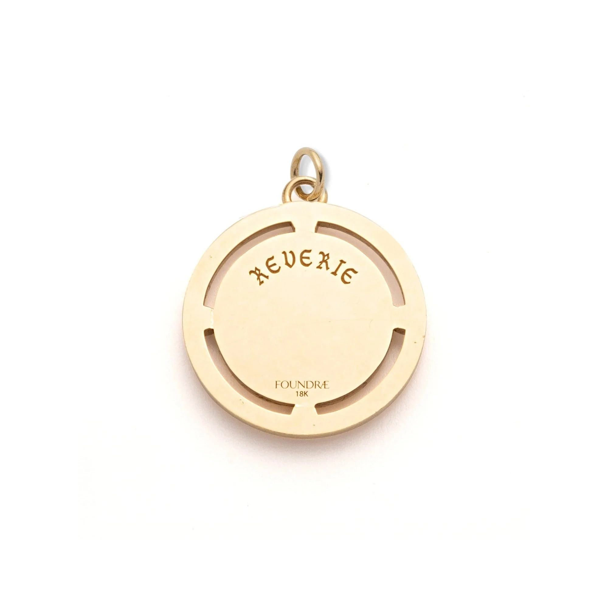 Reverie | Butterfly Large Specialty Medallion | Diamonds, Yellow Gold - Image 4