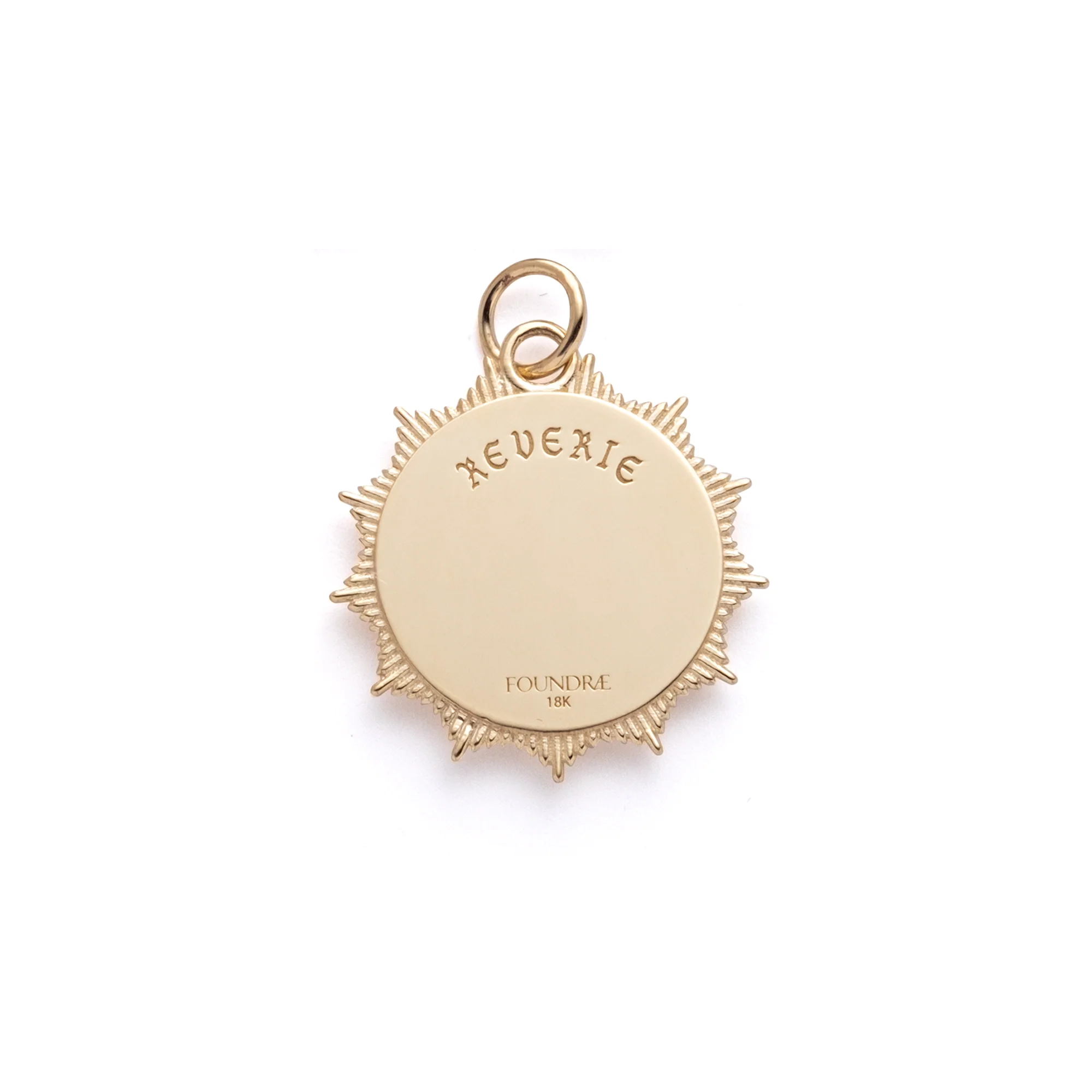 Reverie | Butterfly Medium Medallion | Diamonds, Yellow Gold - Image 5