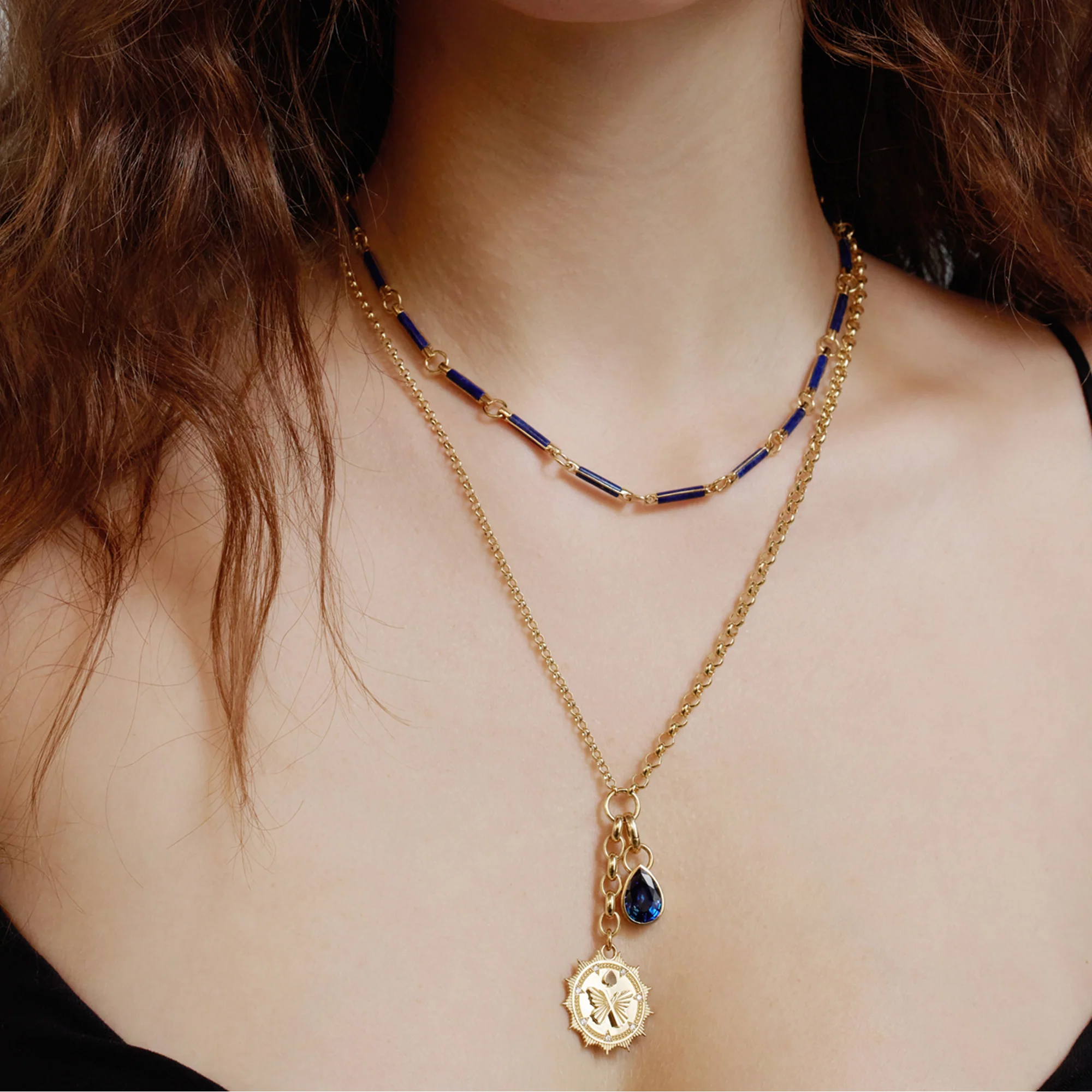 Reverie | Butterfly Medium Medallion | Diamonds, Yellow Gold - Image 6