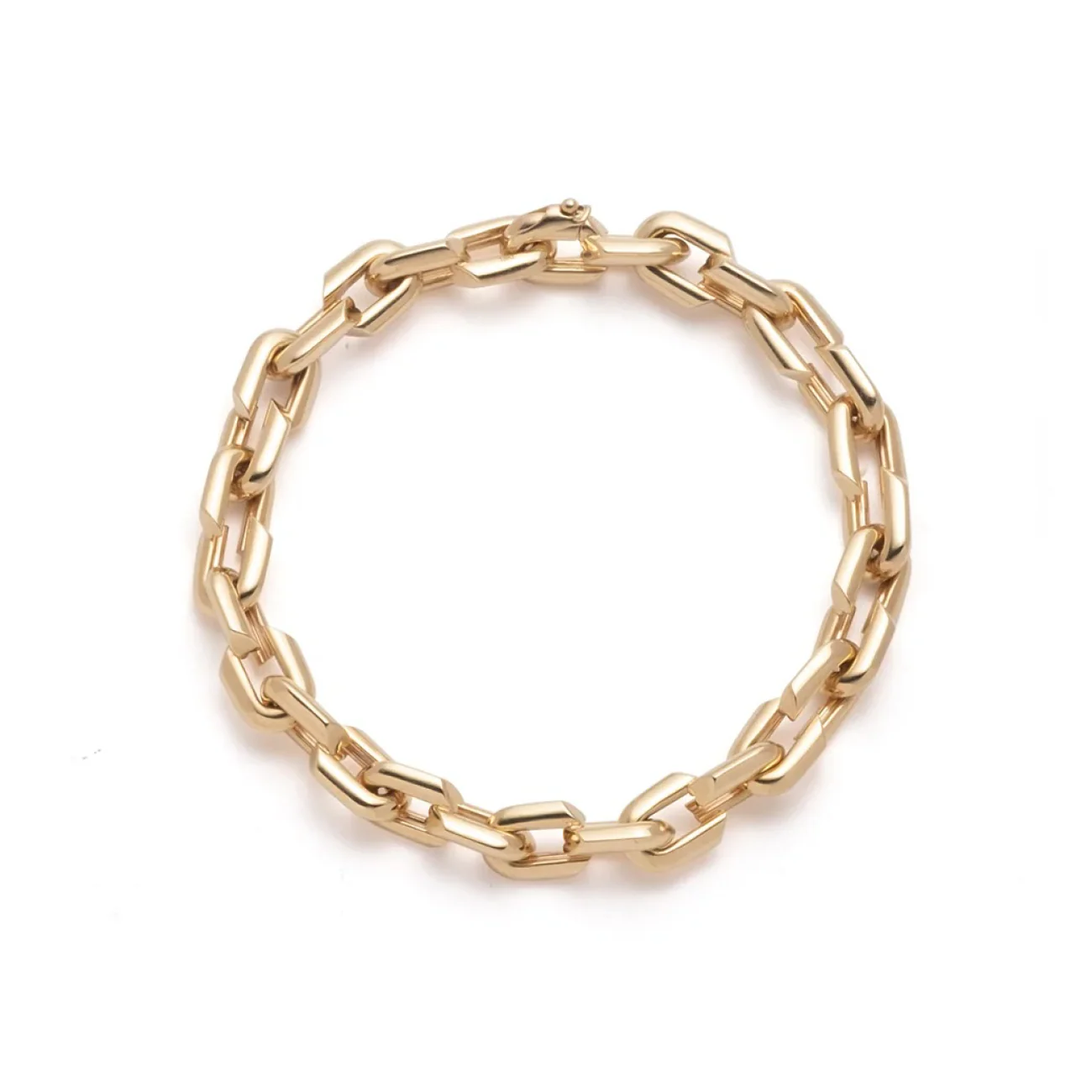 Strong Hearts | Small Love Link Bracelet | Yellow Gold
