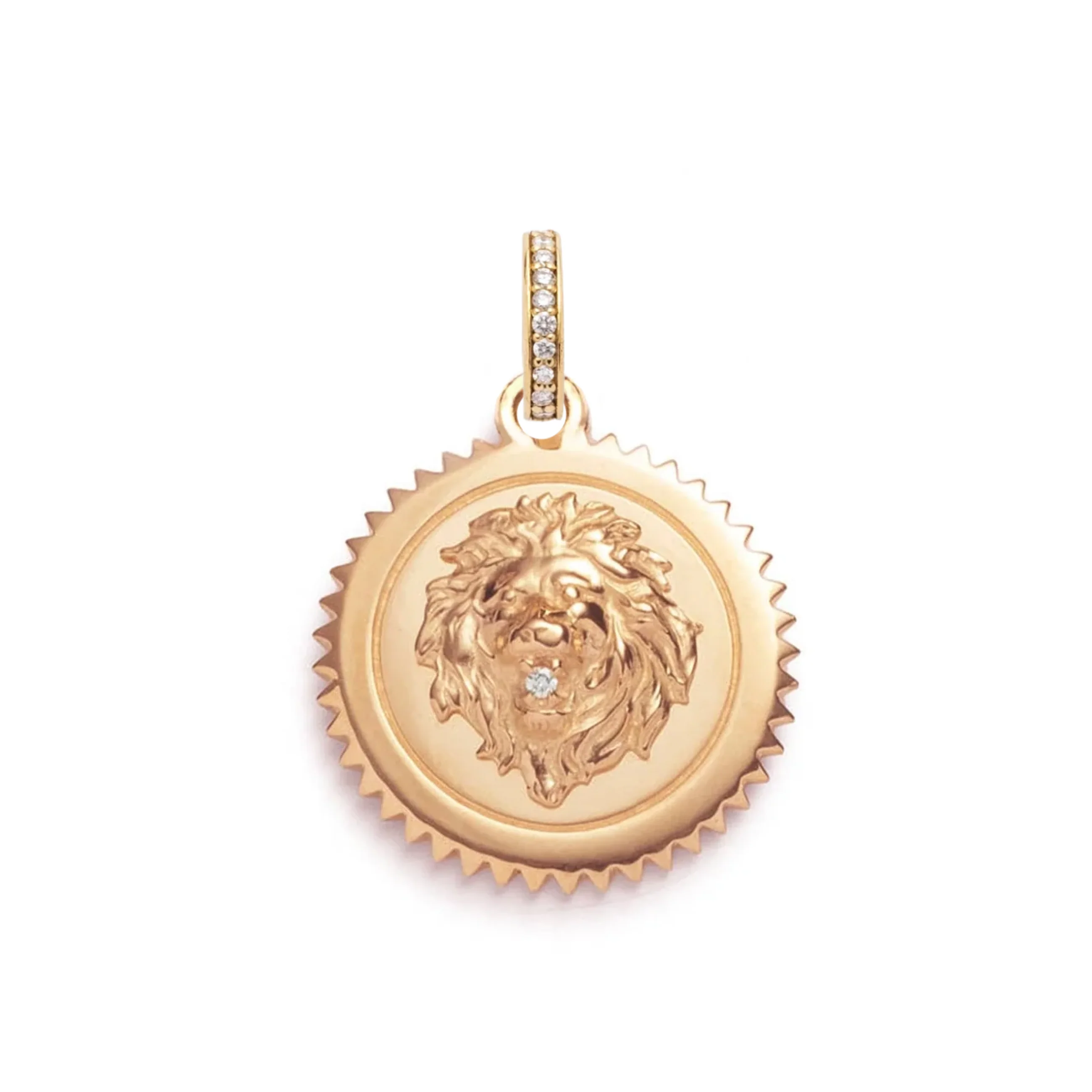 Strength | Medium Medallion | Diamond, Yellow Gold - Image 5