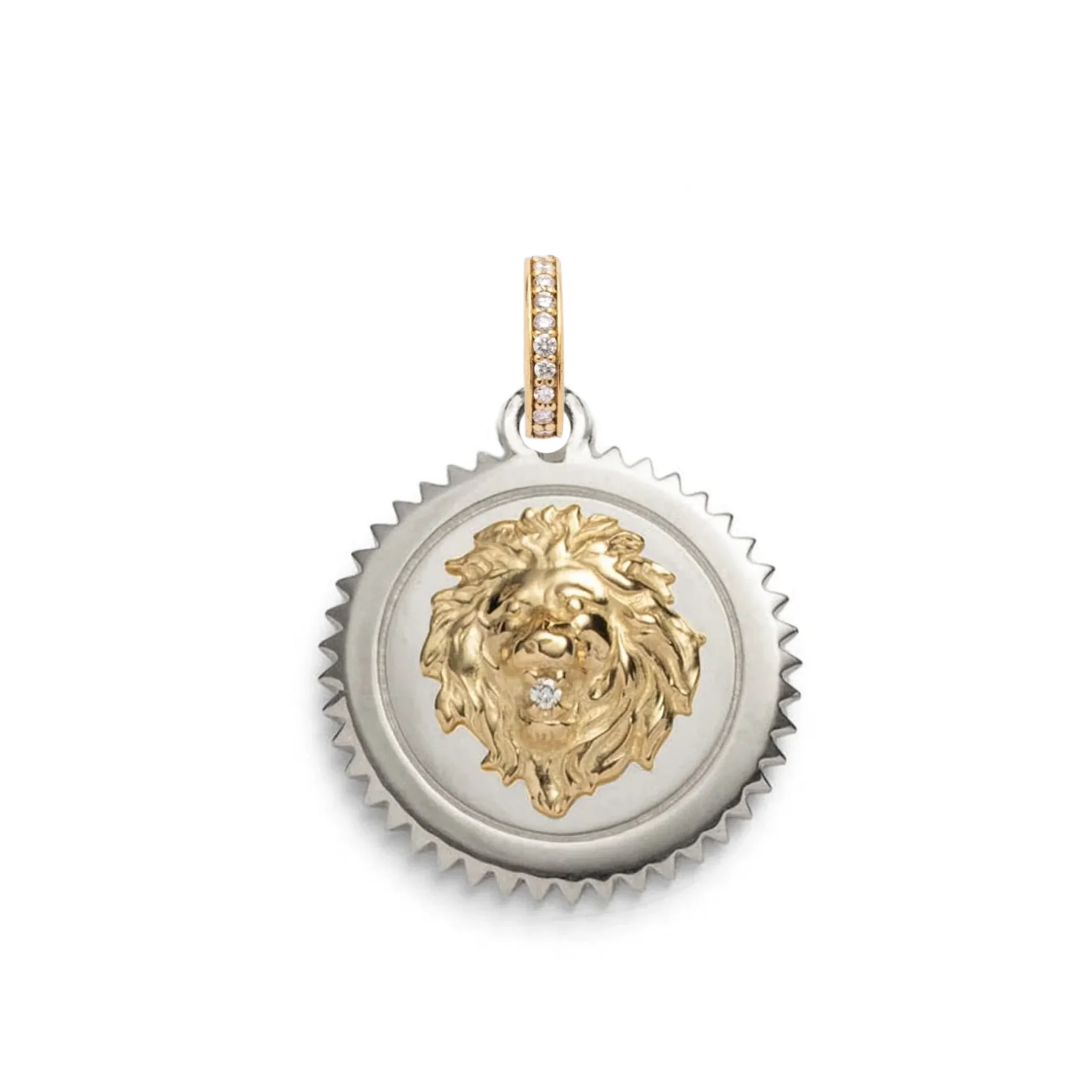 Strength | Medium Medallion | Diamond, Yellow Gold - Image 7