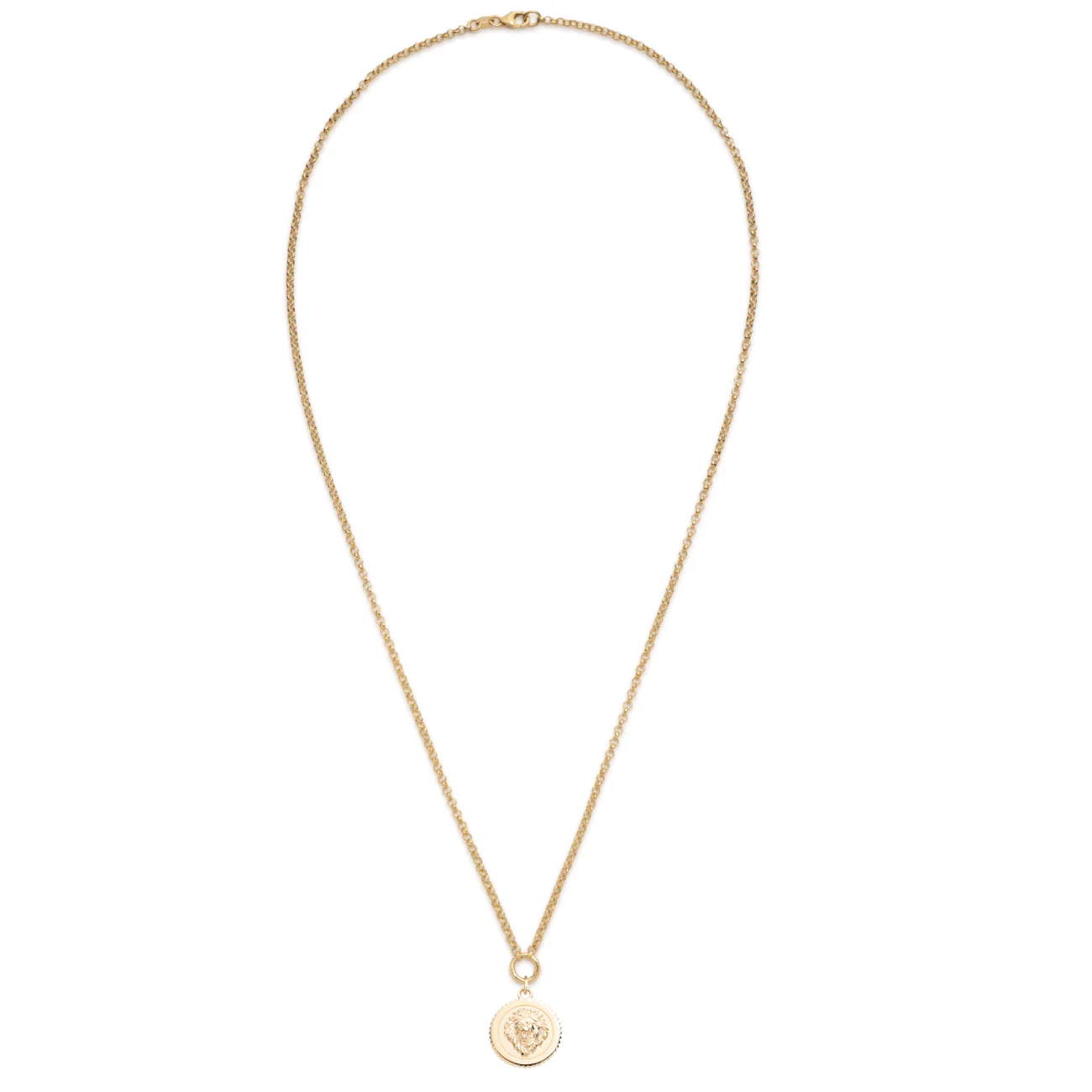 Strength | Small Belcher Necklace | Diamond, Yellow Gold - Image 3