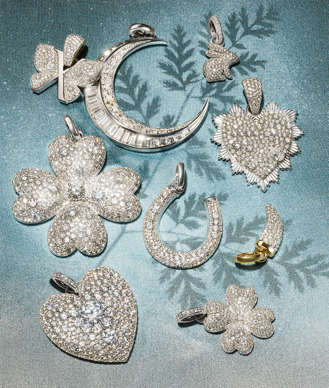 True Love | Snow Pavé Bunny Pendant | Diamonds, White Gold - Image 5